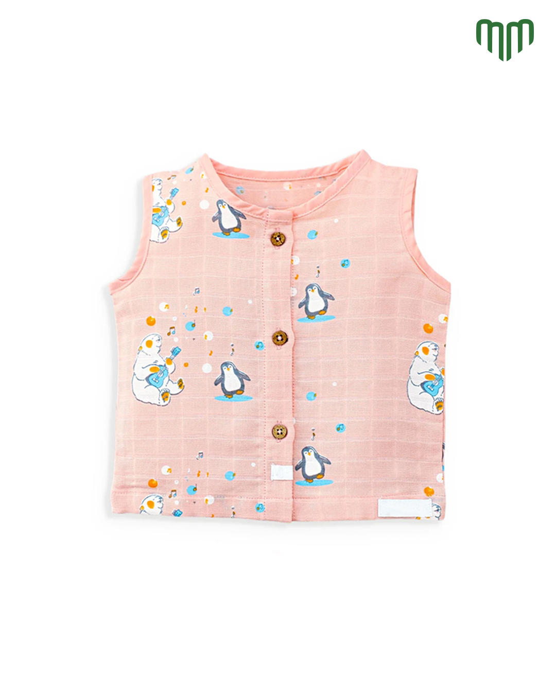 Little Penguin Muslin Sleeveless Top & Short