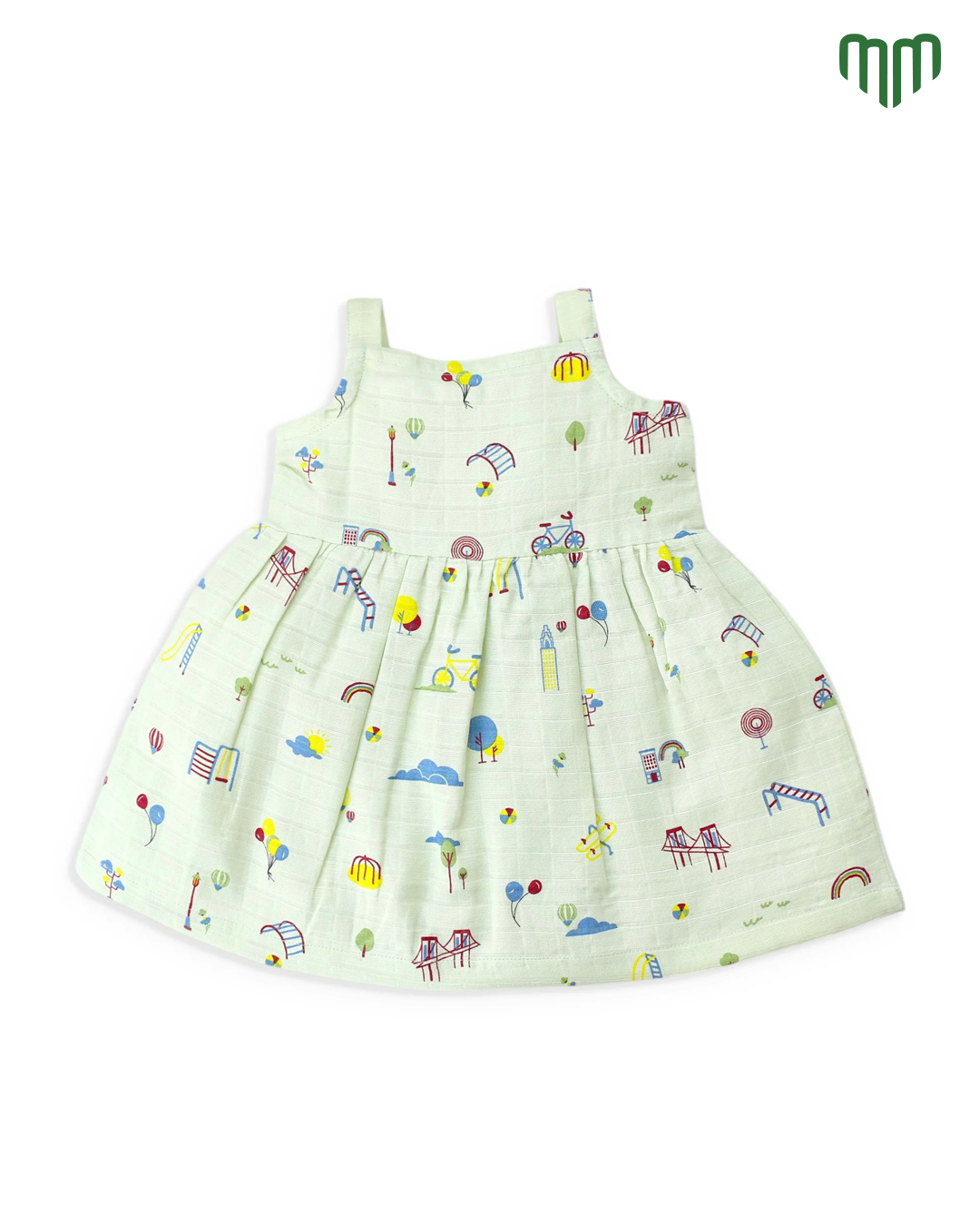 Little Play Muslin Sleeveless Frock