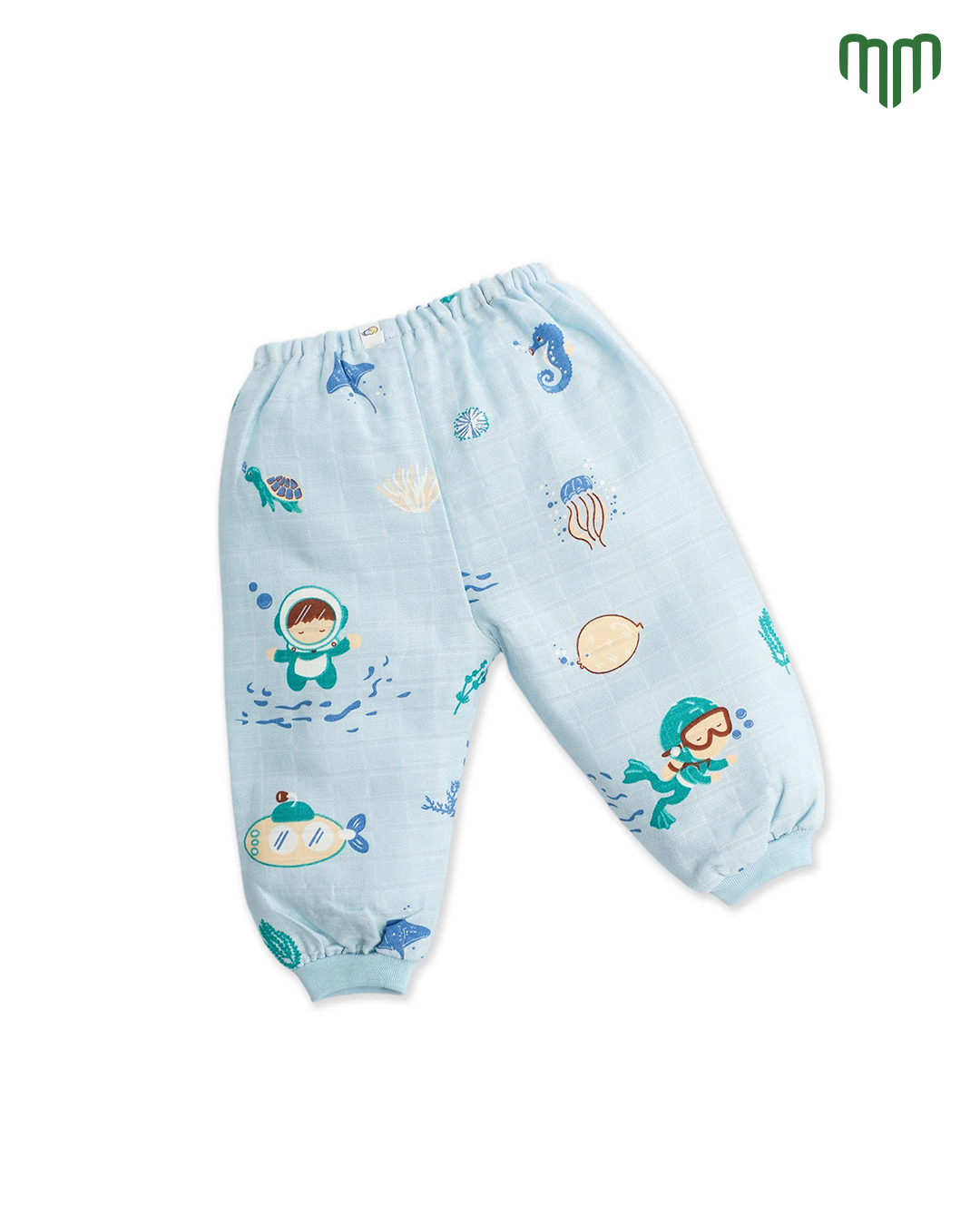 Little Swim Muslin Full Sleeve Top & Pant