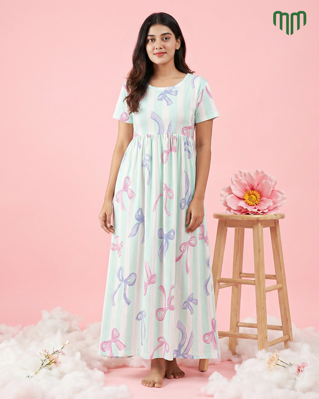 Bow Casual Loungewear - Full Length
