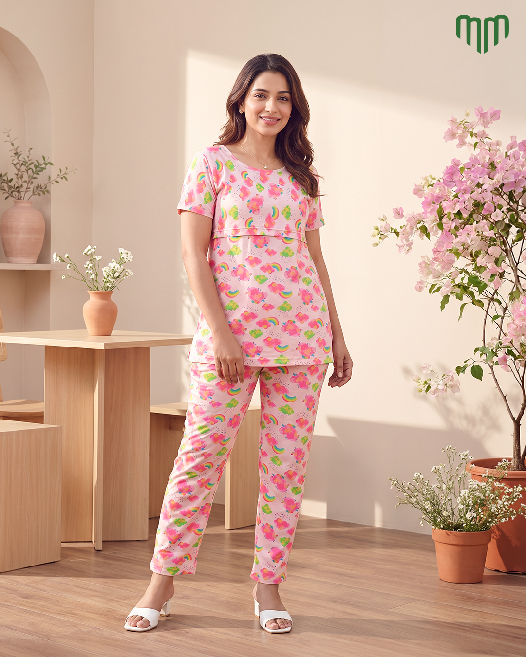 Unicorn Zipless Feeding Pant Set