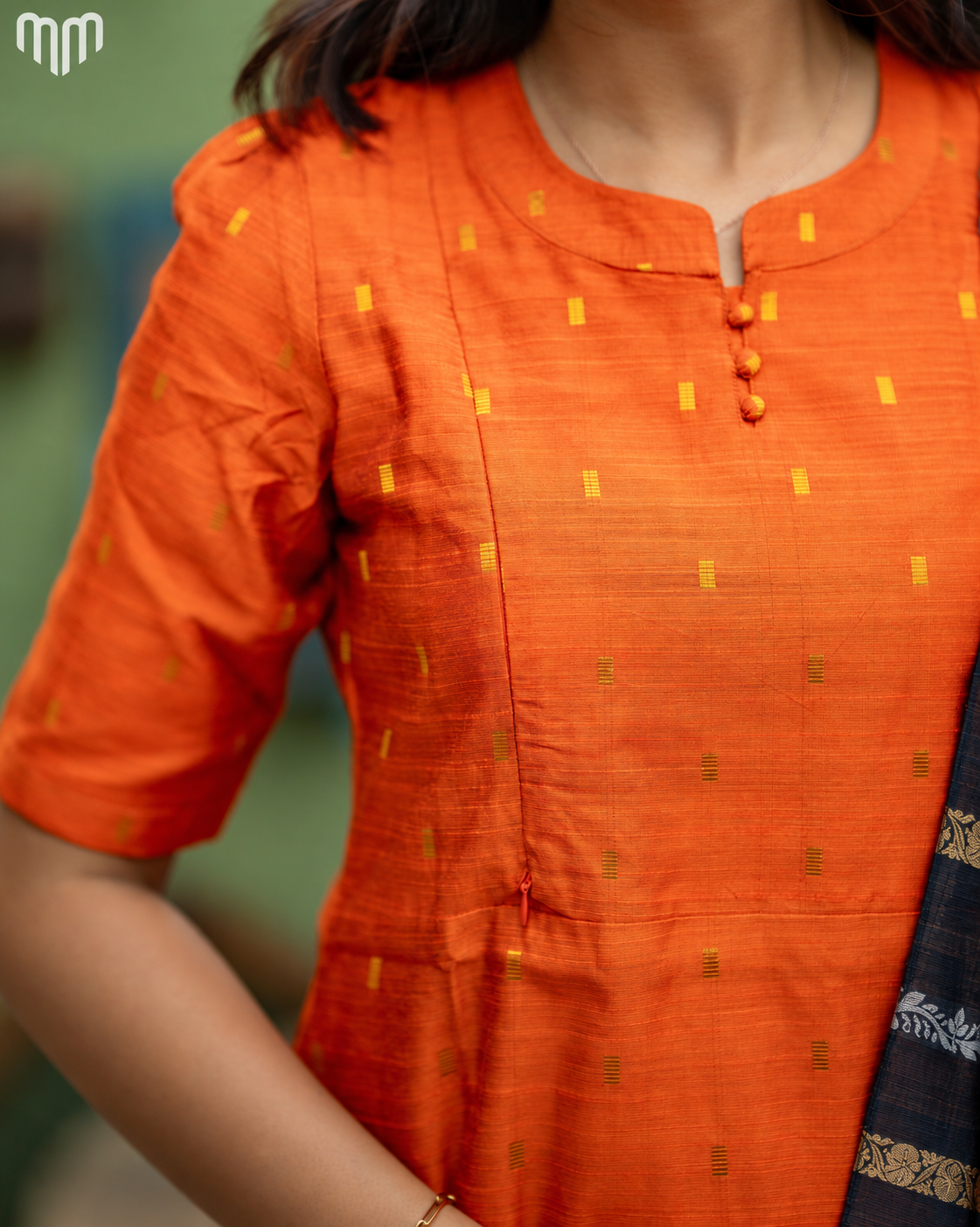 Durga_Black Maternity Kurti Set