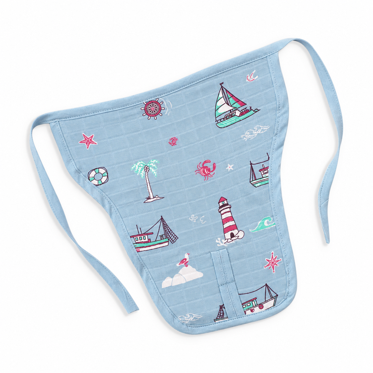 Little Ship Muslin Knot jabla & Reusable Muslin Nappies / Langot