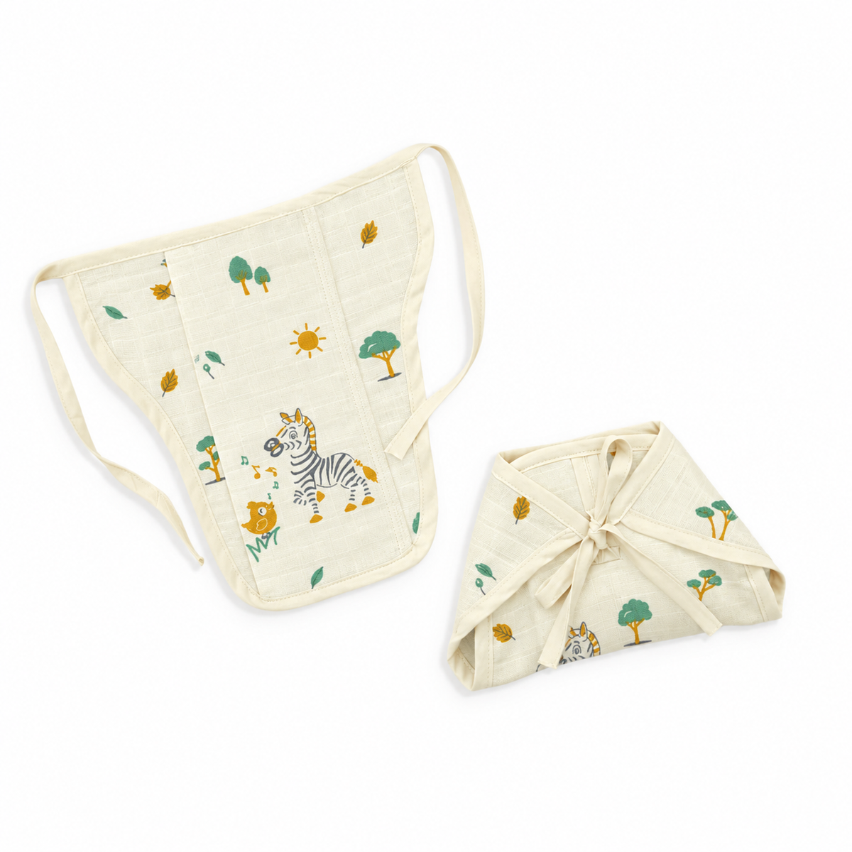 Little Animals Muslin Knot jabla & Reusable Muslin Nappies / Langot