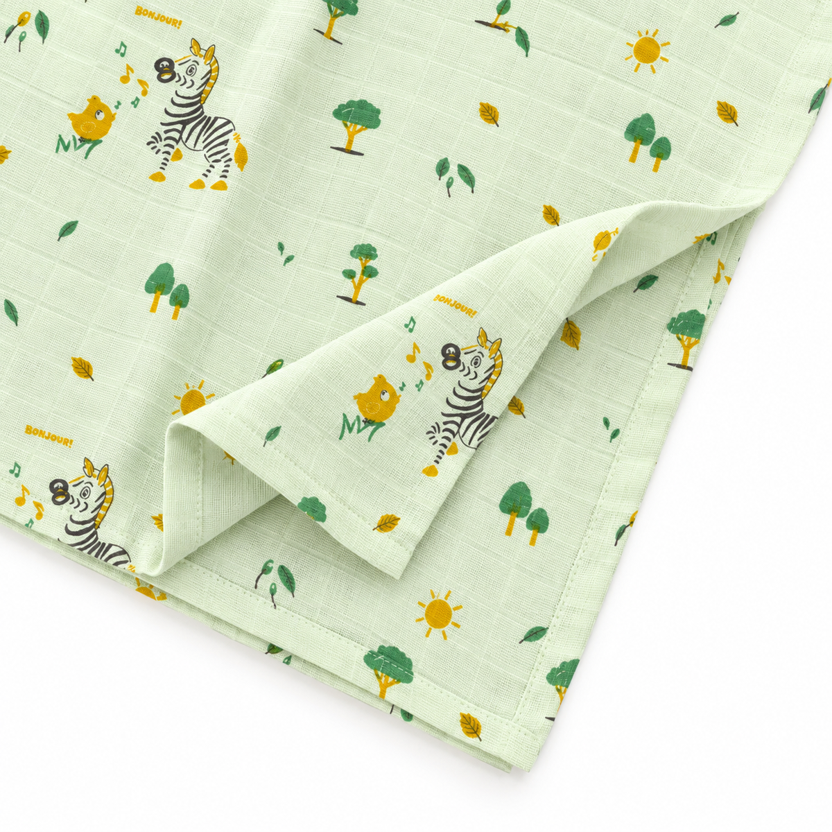 Little Animals Muslin 100% Cotton Baby Bath Towel