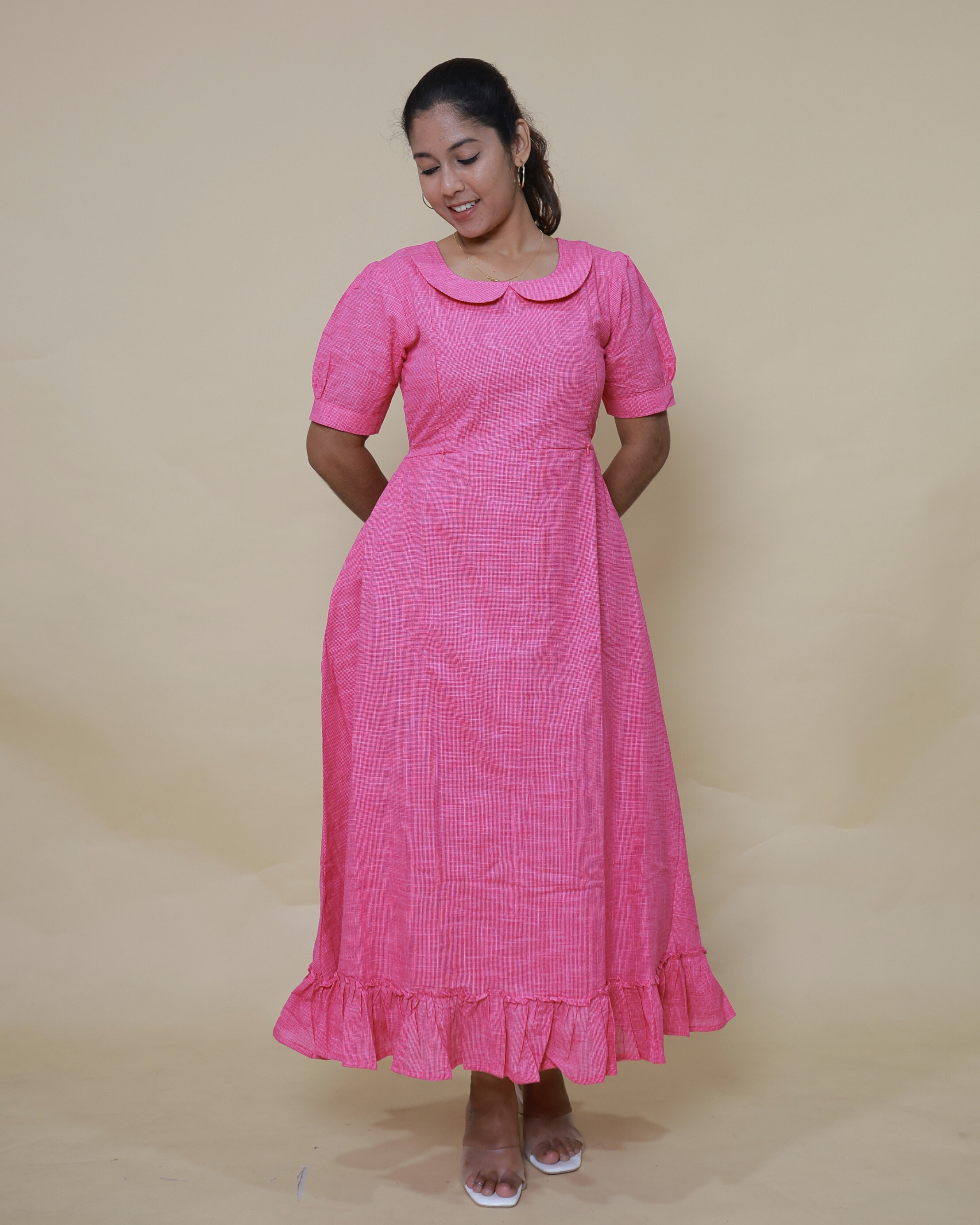 Pinky Loom Maternity Maxi