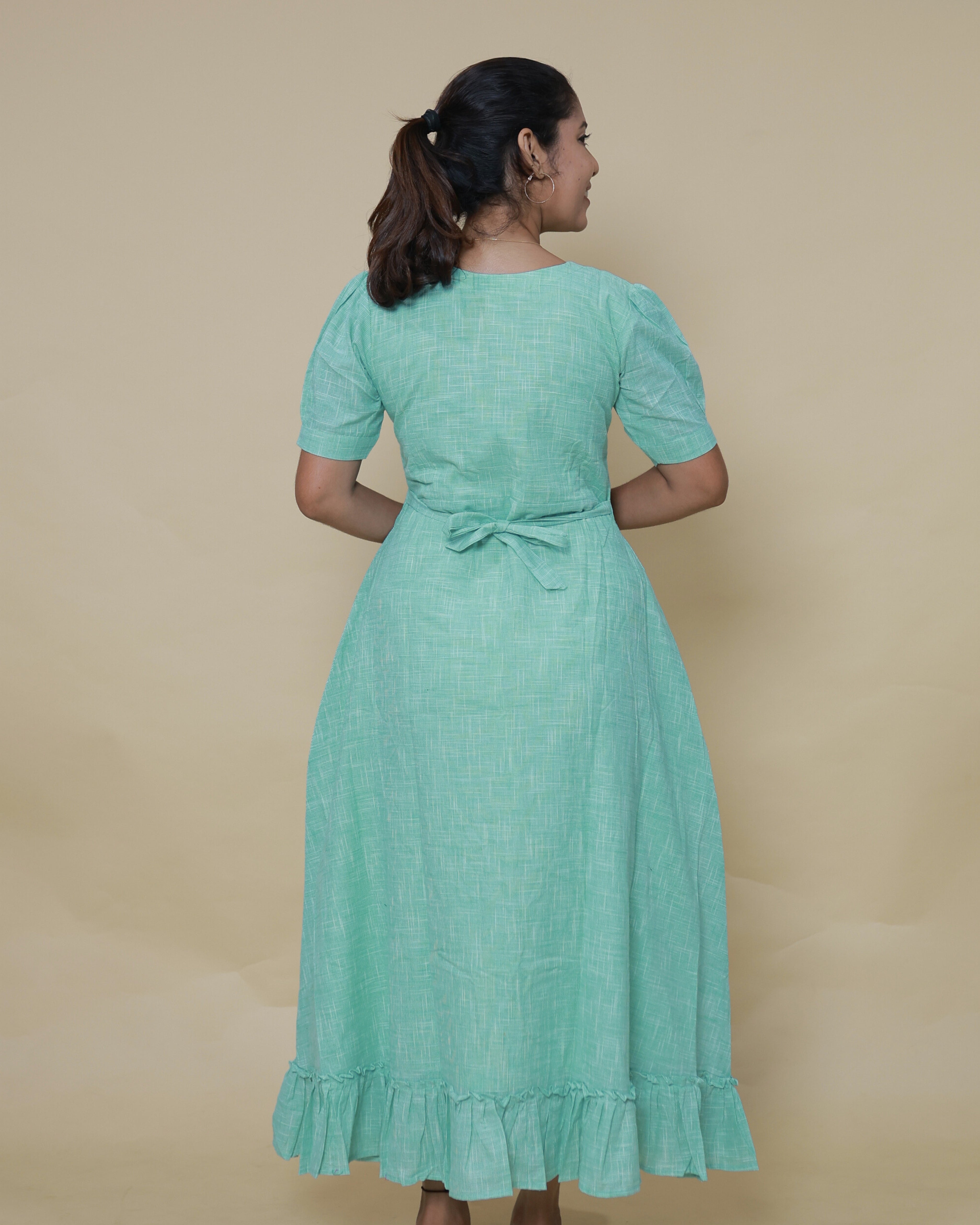 Cloudy Loom Maternity Maxi