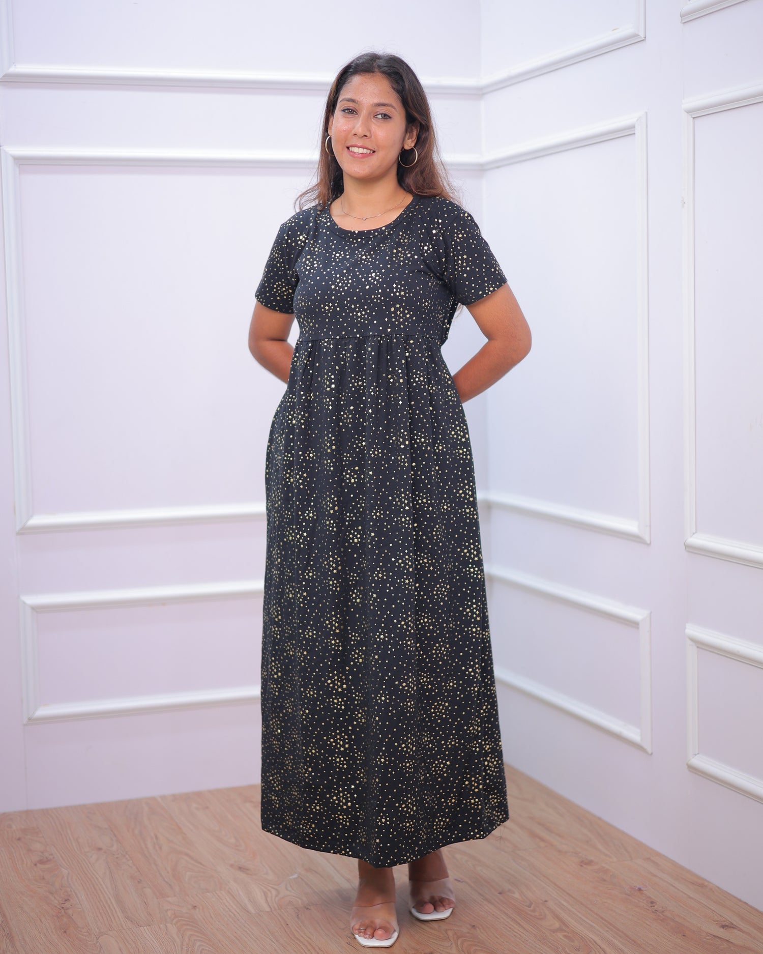 Glit Star | Casual Non-Maternity Loungewear - Normal Sleeve | Full Length