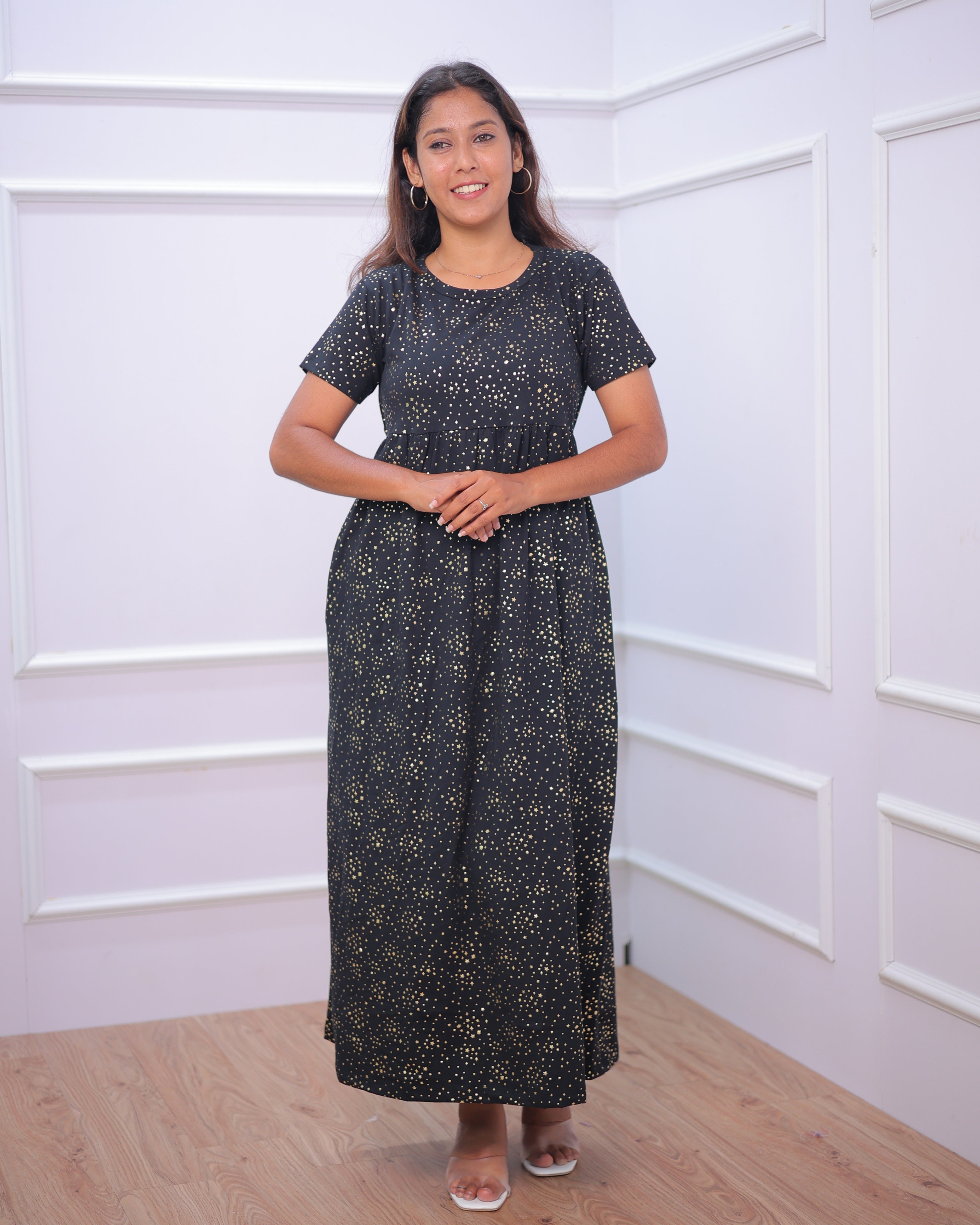 Glit Star | Casual Non-Maternity Loungewear - Normal Sleeve | Full Length