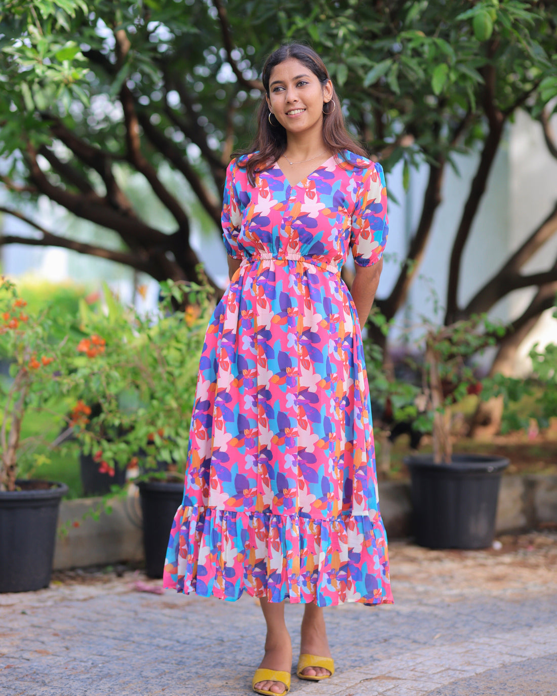 Rumi | Maternity Maxi with Full Lining [Center Zip]
