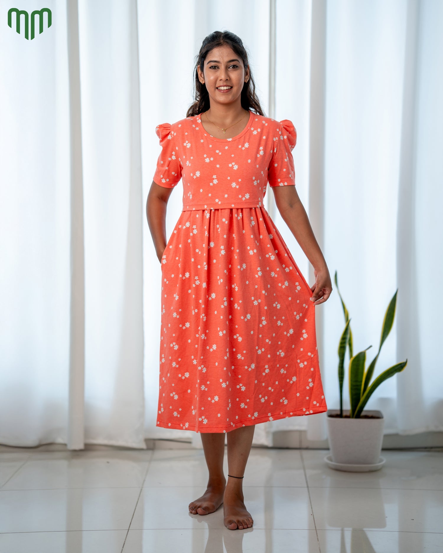Mahira Zipless Maternity Loungewear – Calf Length