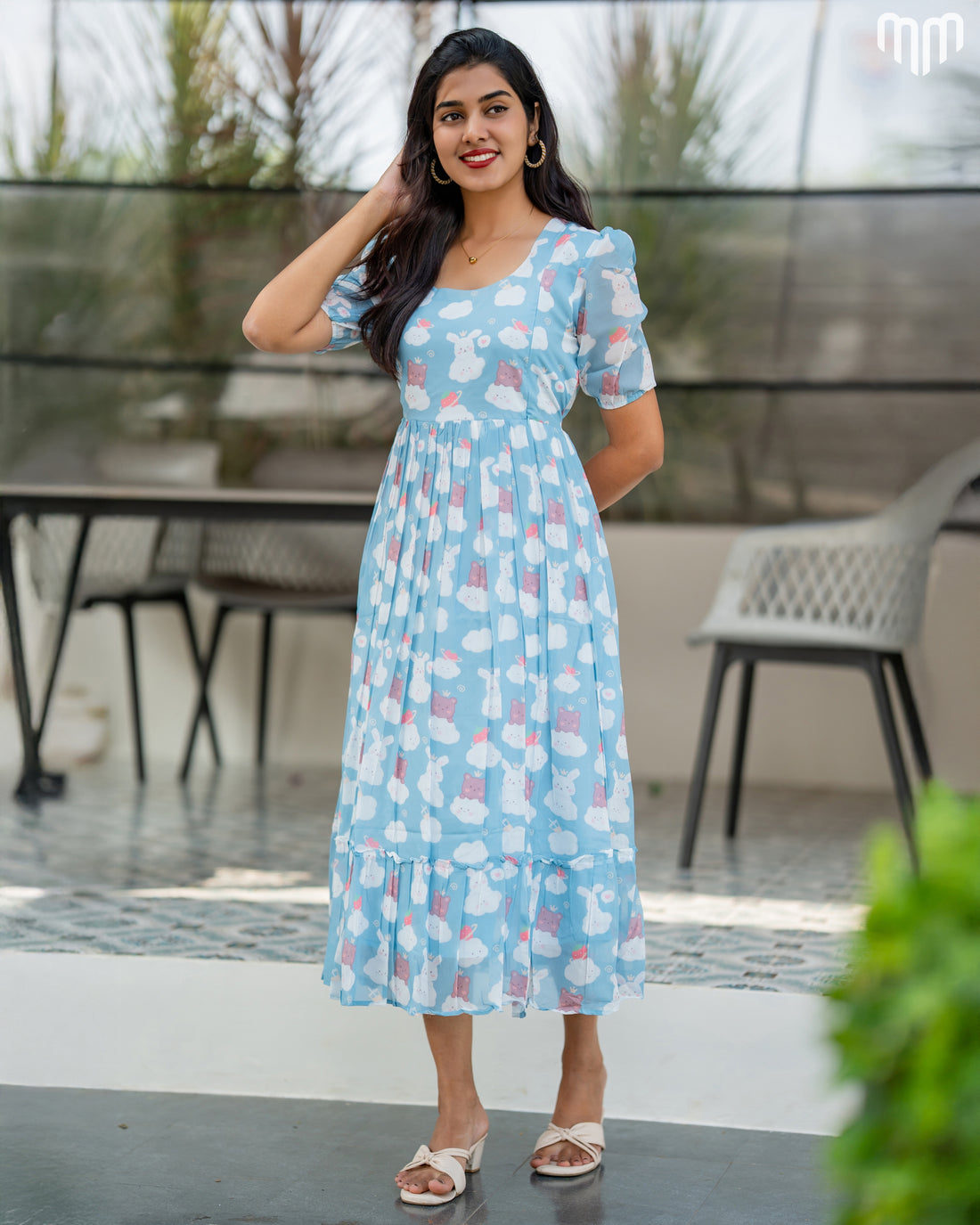 Cloudy Maternity Maxi