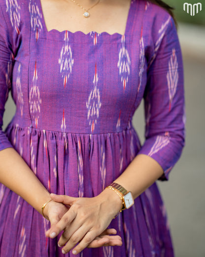 Ikkat Maternity Maxi