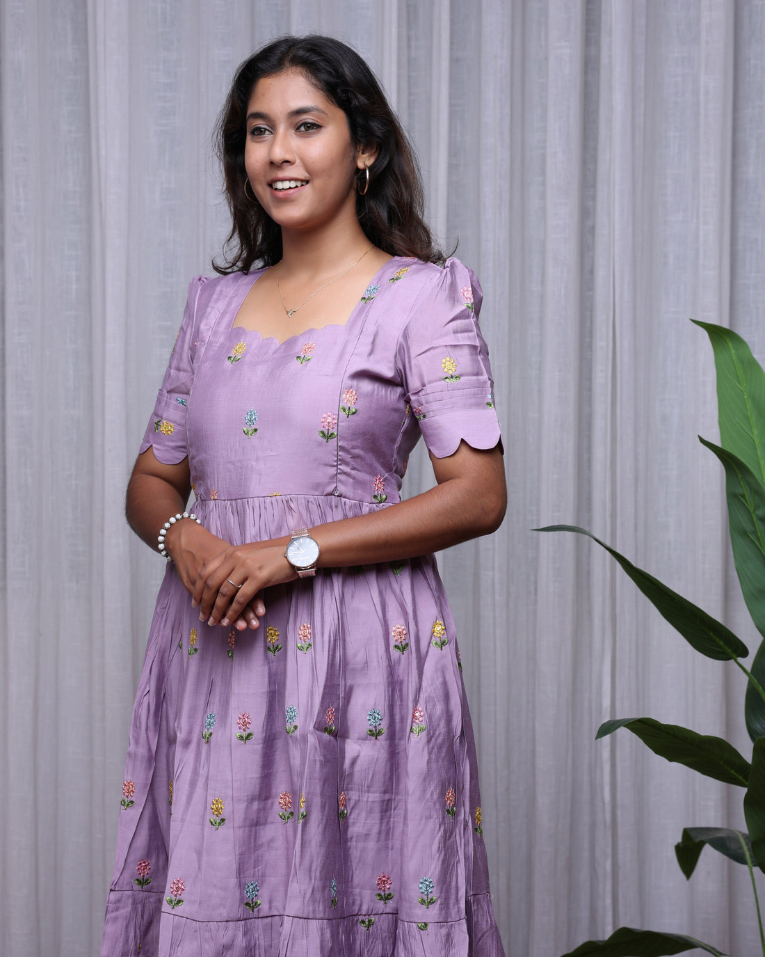 Roman Silk _V5 Maternity Maxi