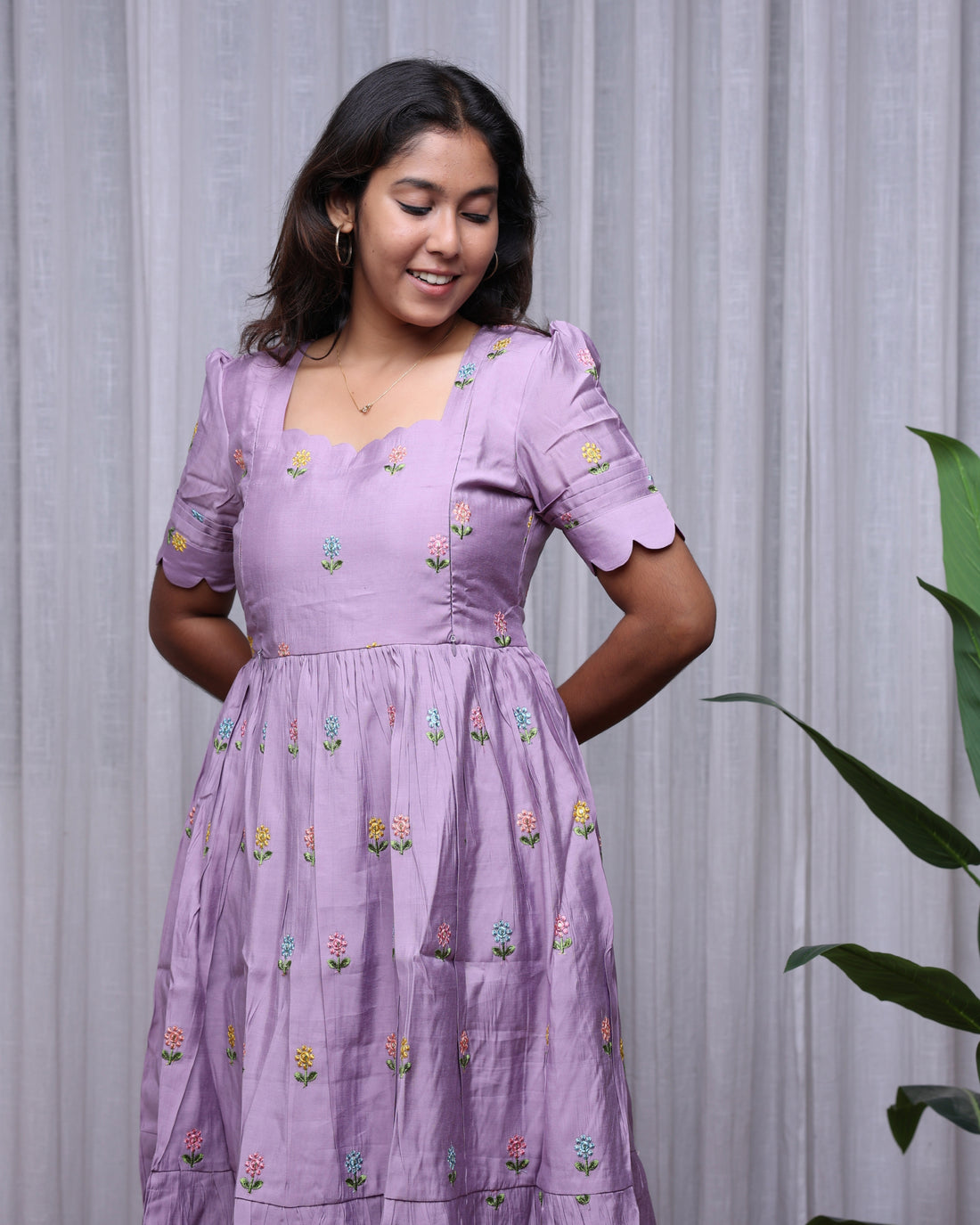 Roman Silk _V5 Maternity Maxi
