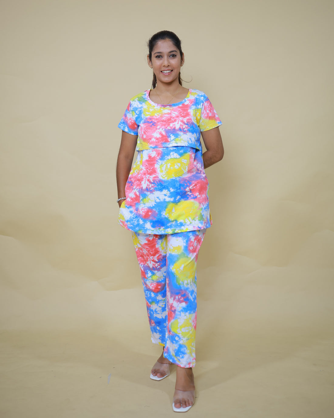 Vamika  Zipless Feeding Pant Set