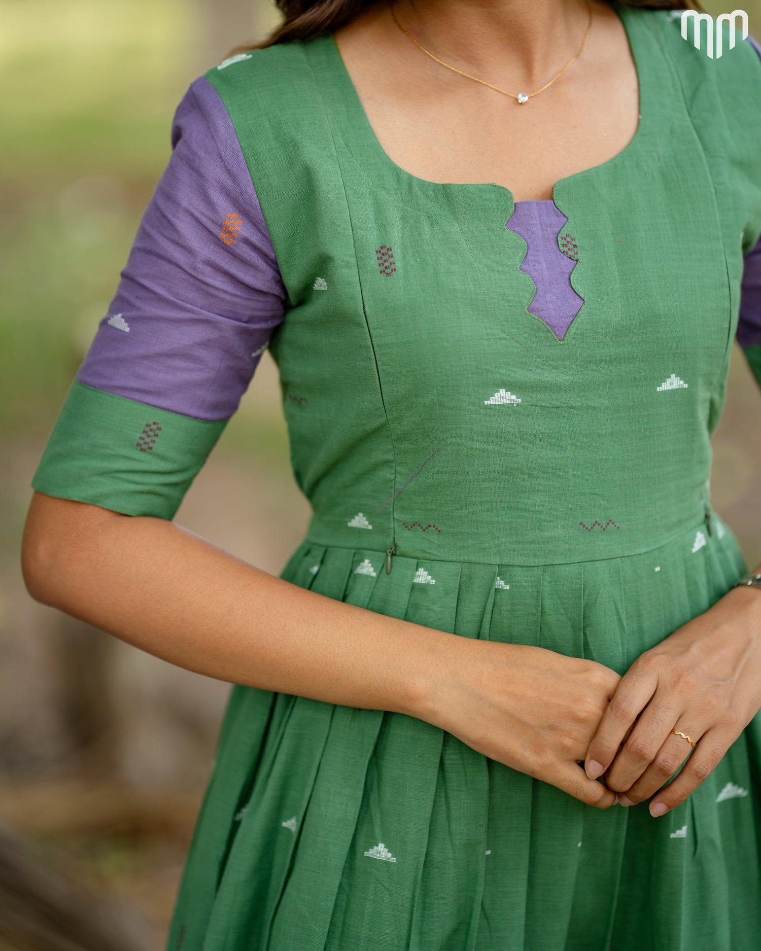 Tanmayi Handloom Cotton Maternity Maxi