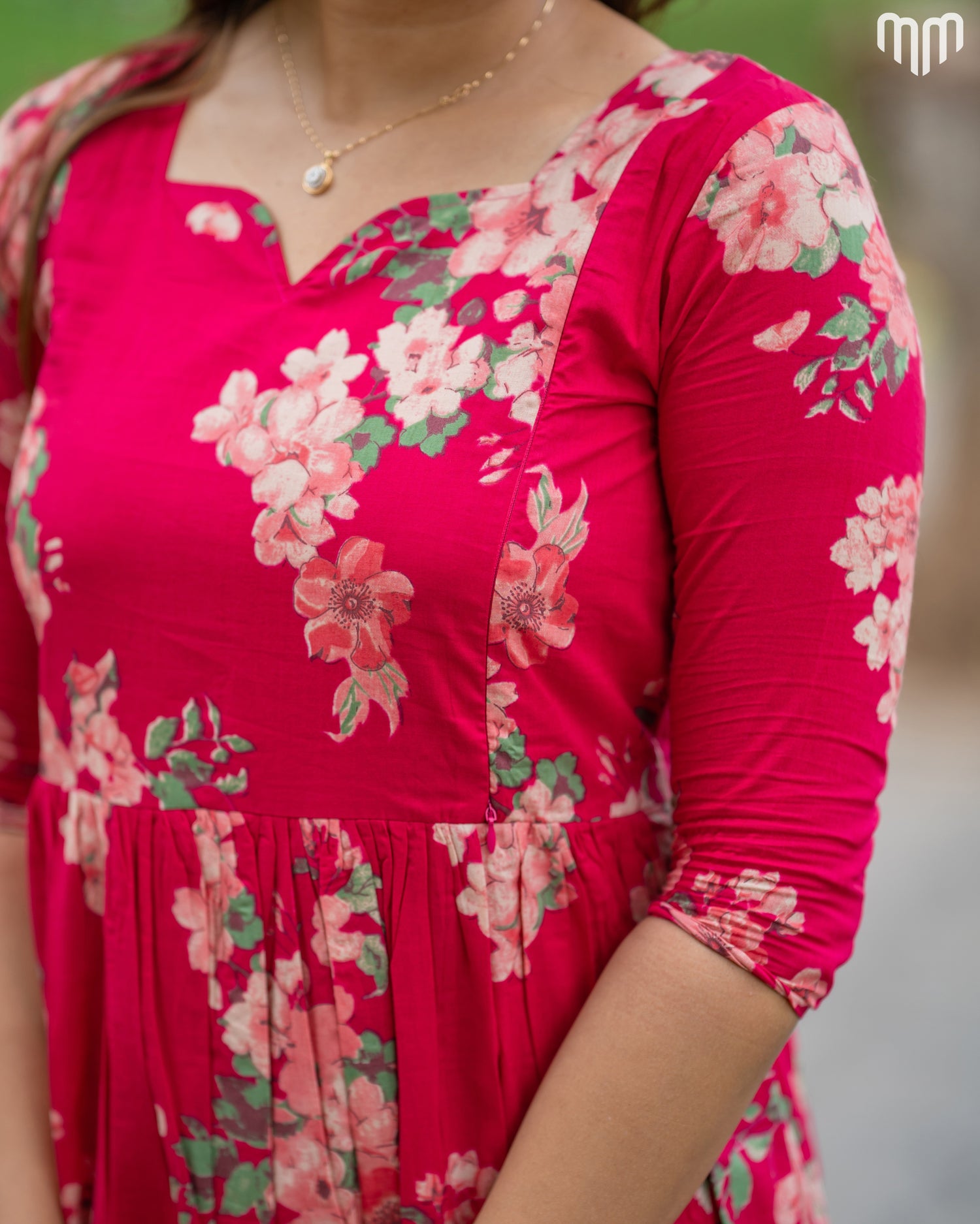 Blossom_Pink Maternity Maxi