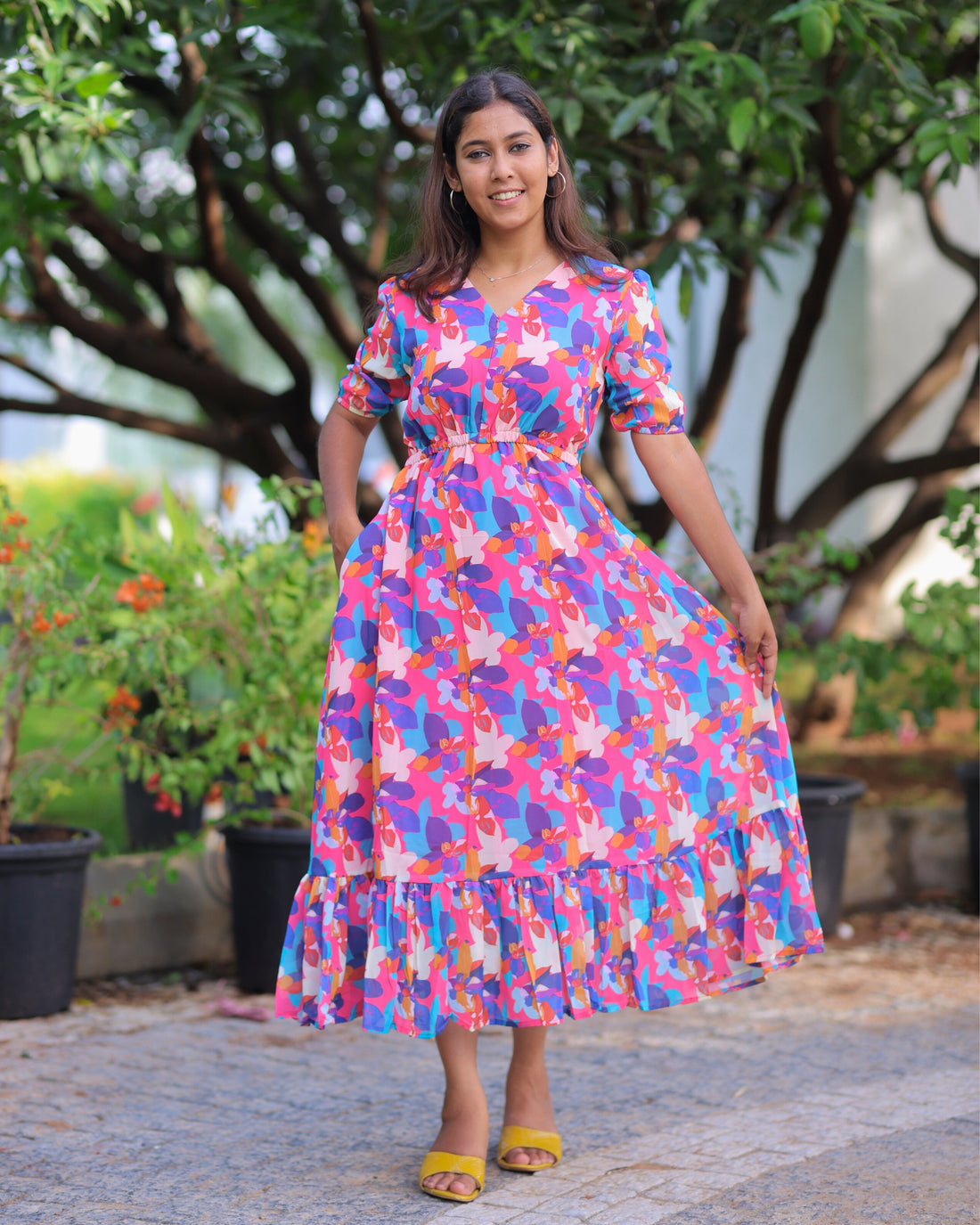 Rumi | Maternity Maxi with Full Lining [Center Zip]