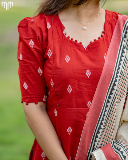 Kaaveri_V2 Maternity Kurti Set