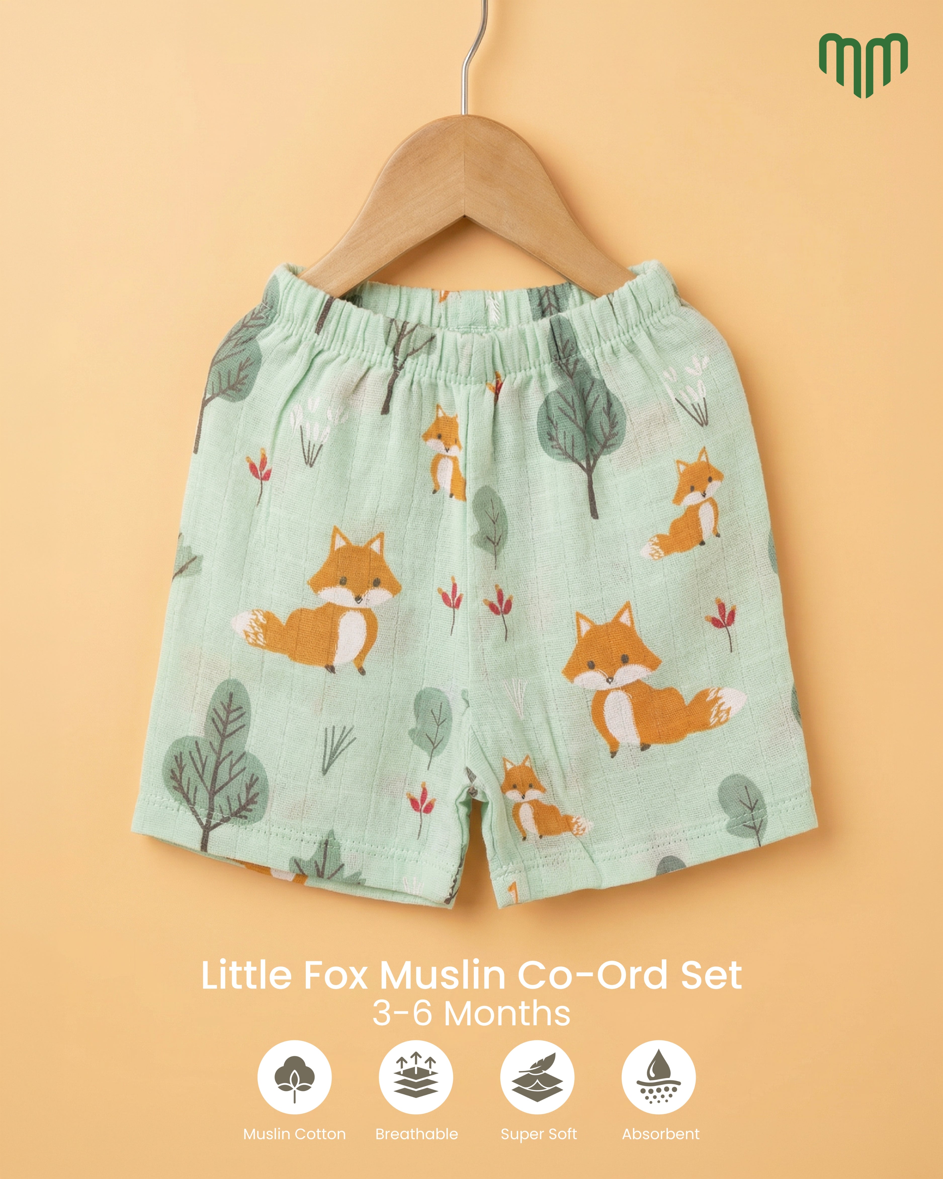 Little Fox Muslin Co-ord set