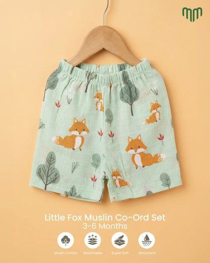 Little Fox Muslin Co-ord set