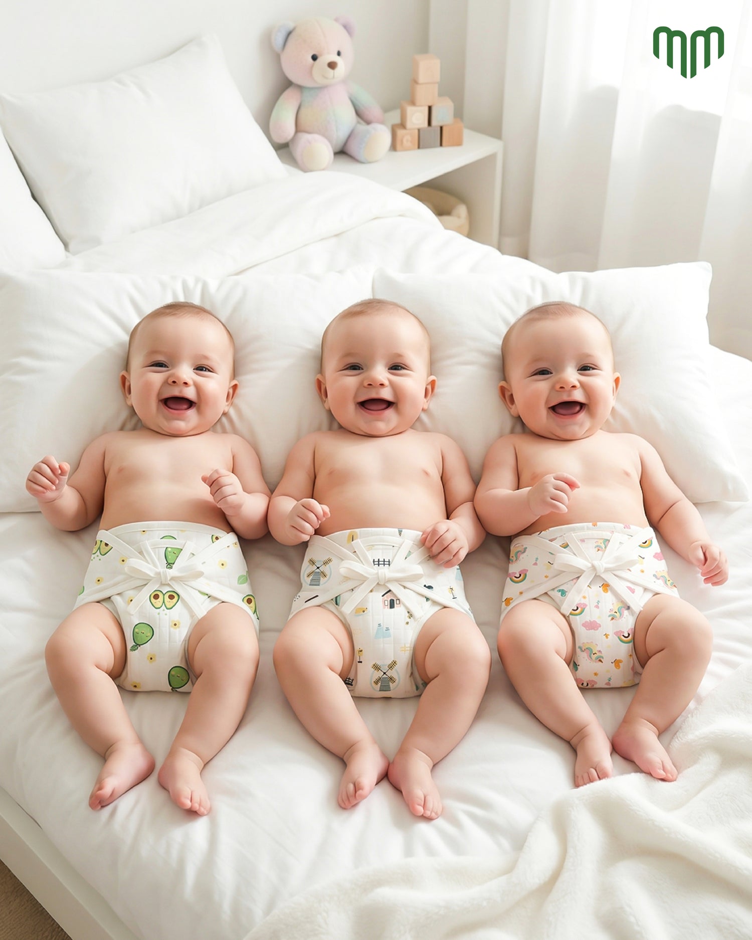 Muslin Nappies - Combo Packs