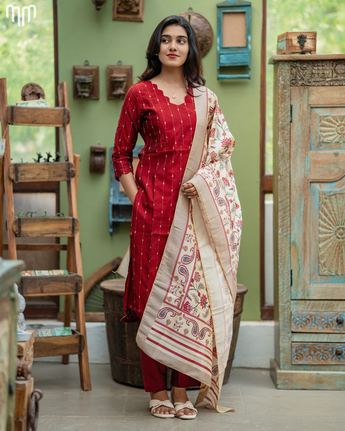 Varalakshmi_V3 Maternity Kurti Set