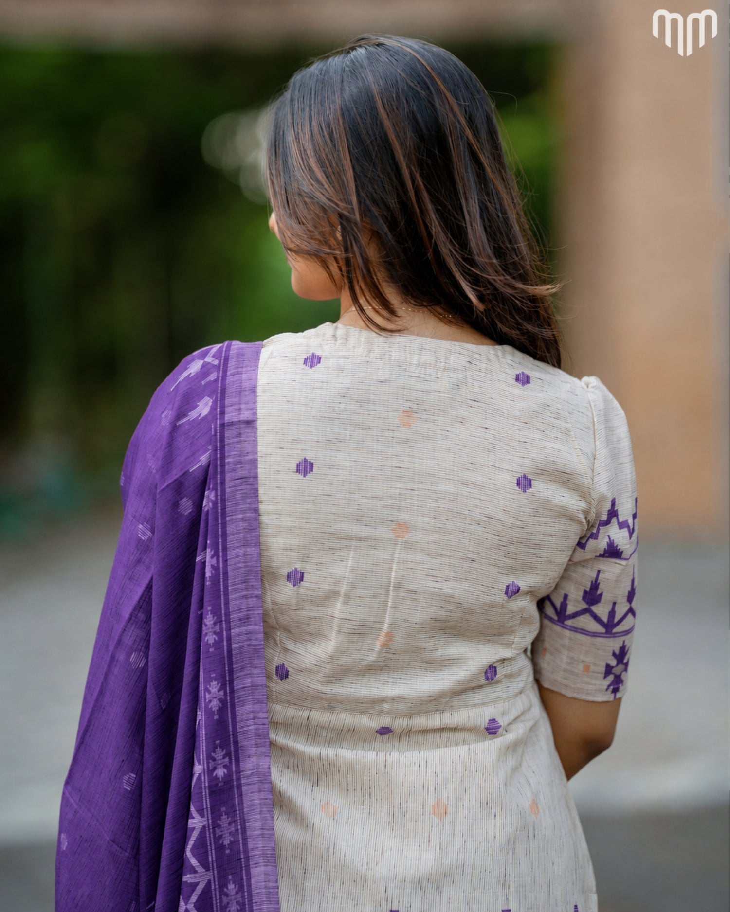 Jamdhani Silk Maternity Kurti Set