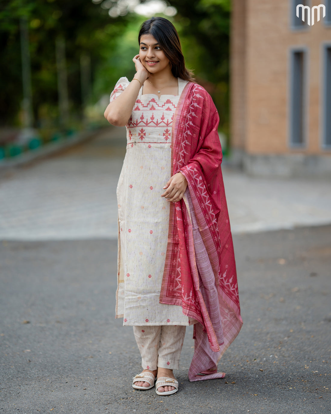 Jamdhani Silk_V2 Maternity Kurti Set
