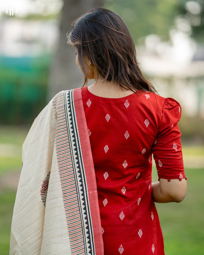 Kaaveri_V2 Maternity Kurti Set