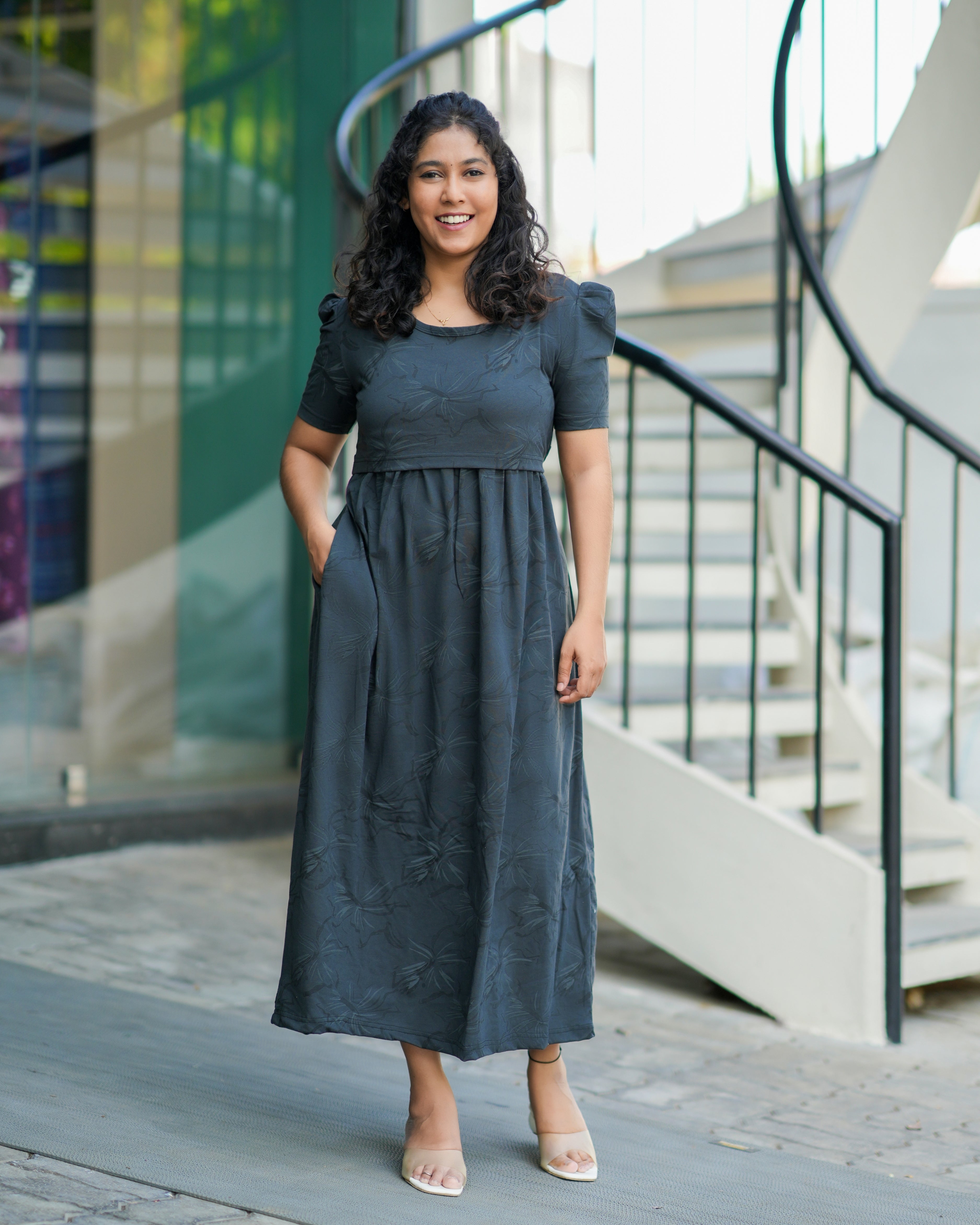 Char Zipless Maternity Loungewear – Full Length