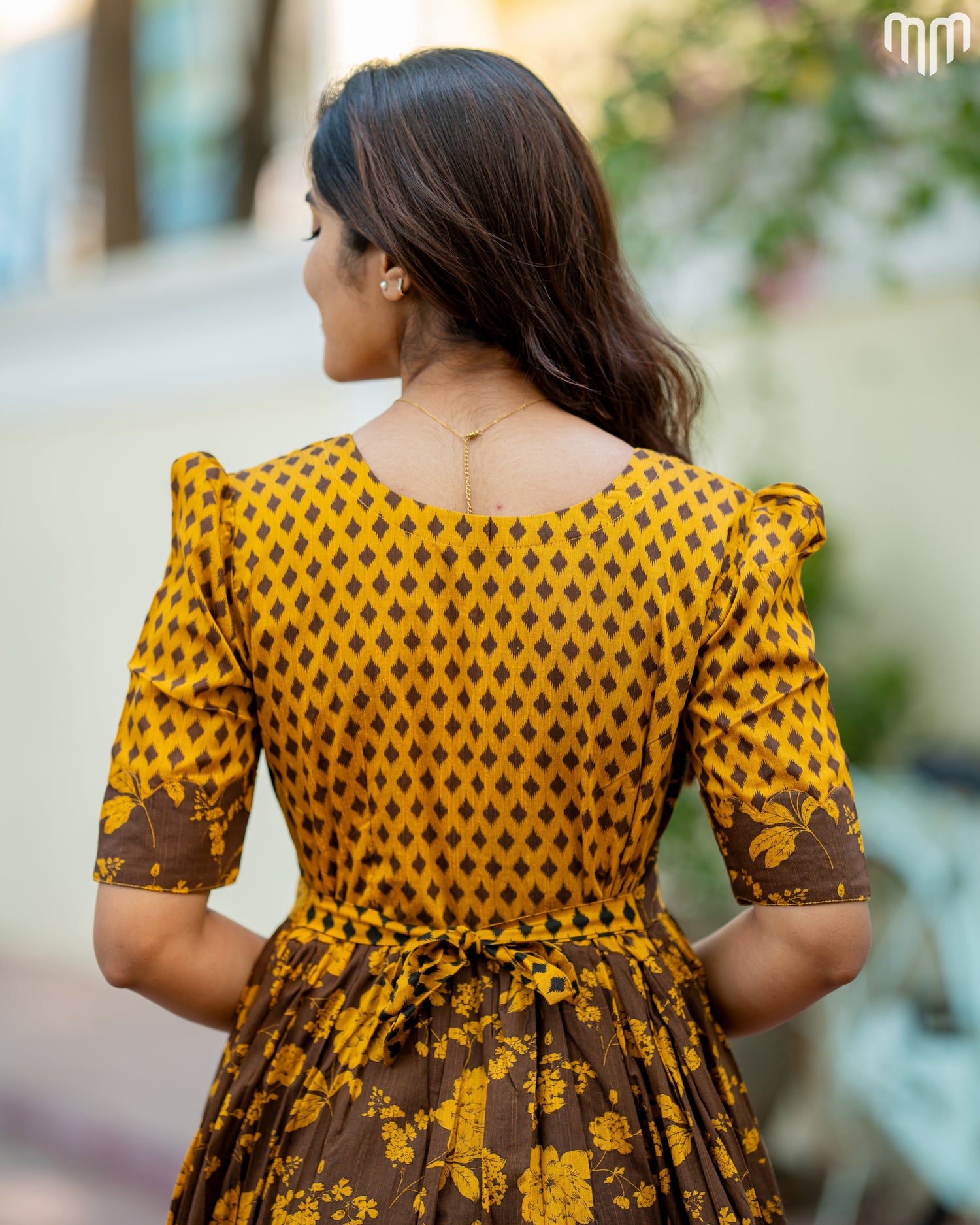Iniya_Brown Maternity Maxi