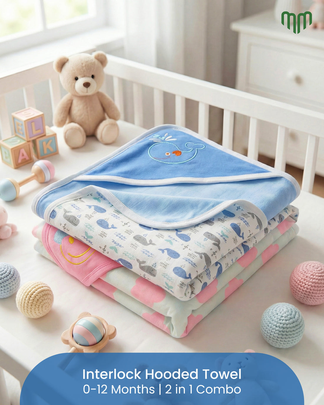 Hooded Towels - Combo Pack of 2