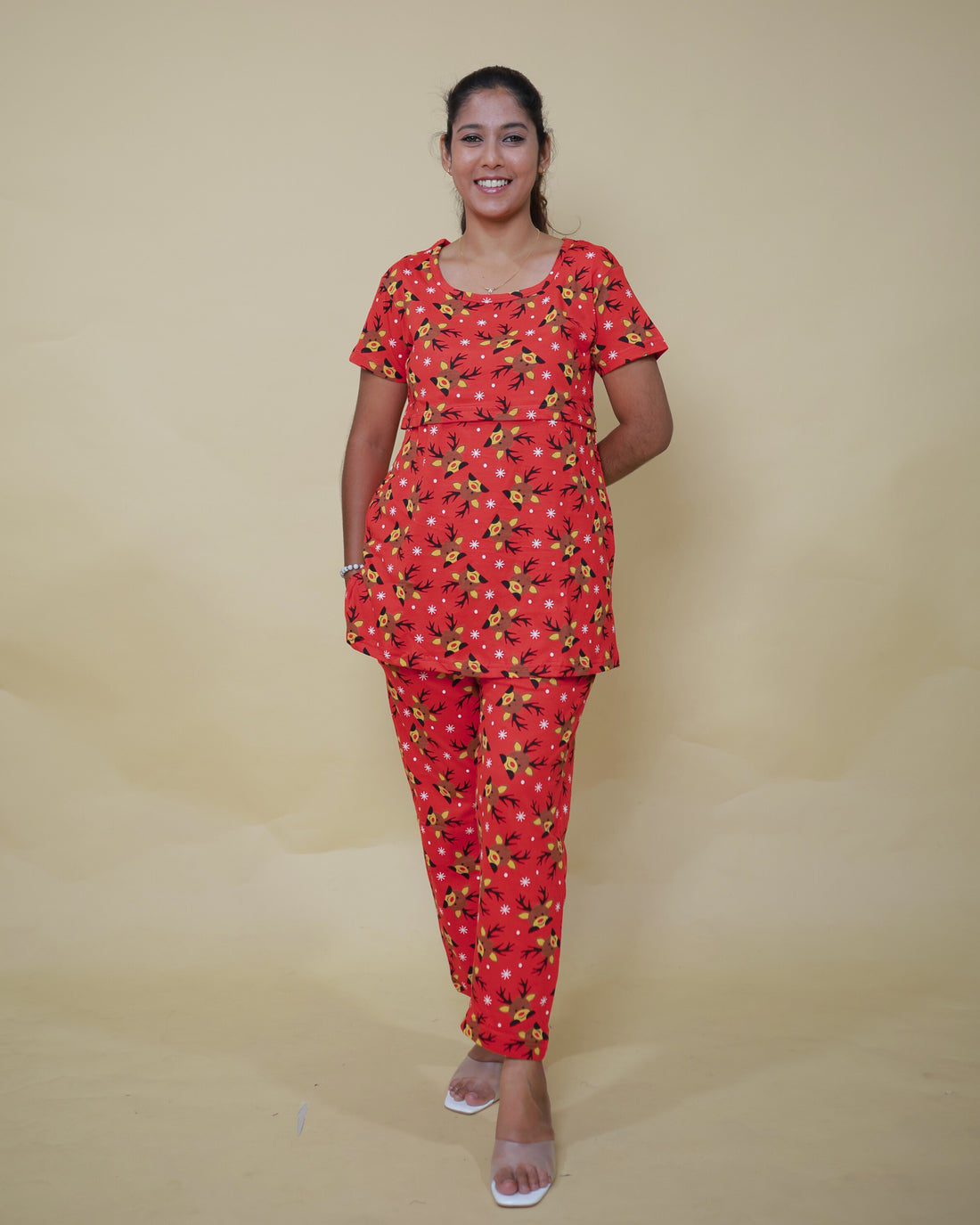 Chanda  Zipless Feeding Pant Set