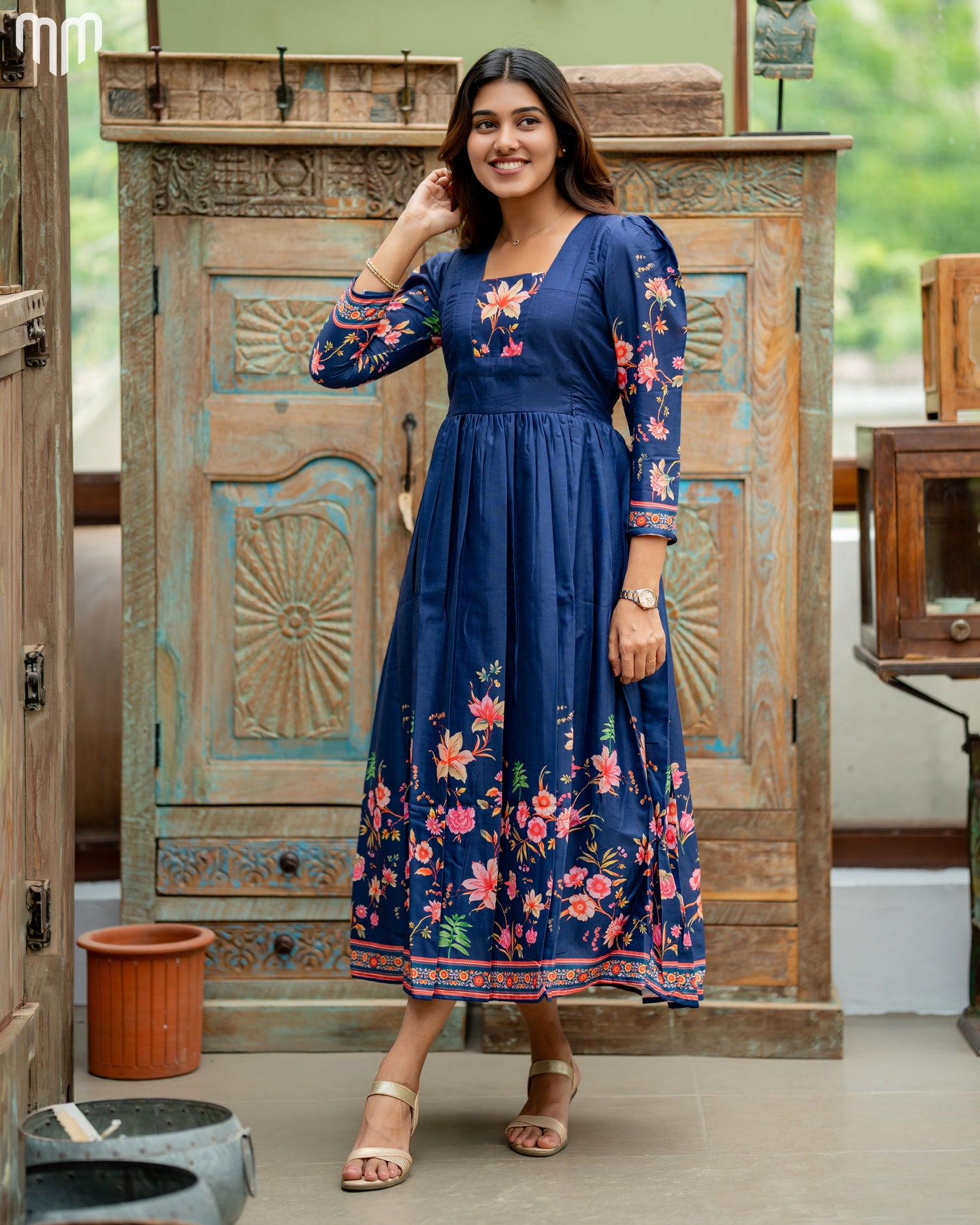 Prithivi Cotton Maternity Maxi