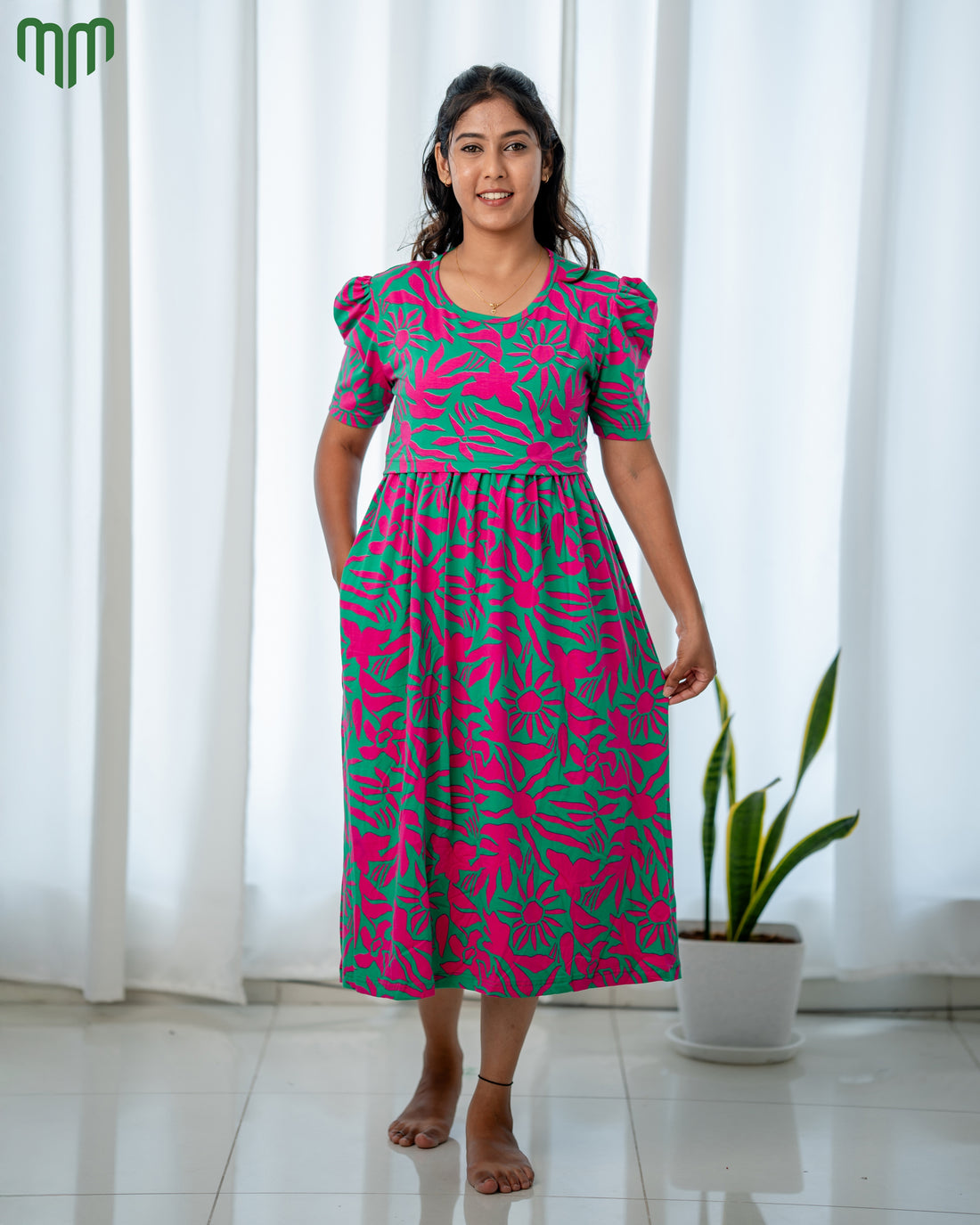 Naisha Zipless Maternity Loungewear – Calf Length