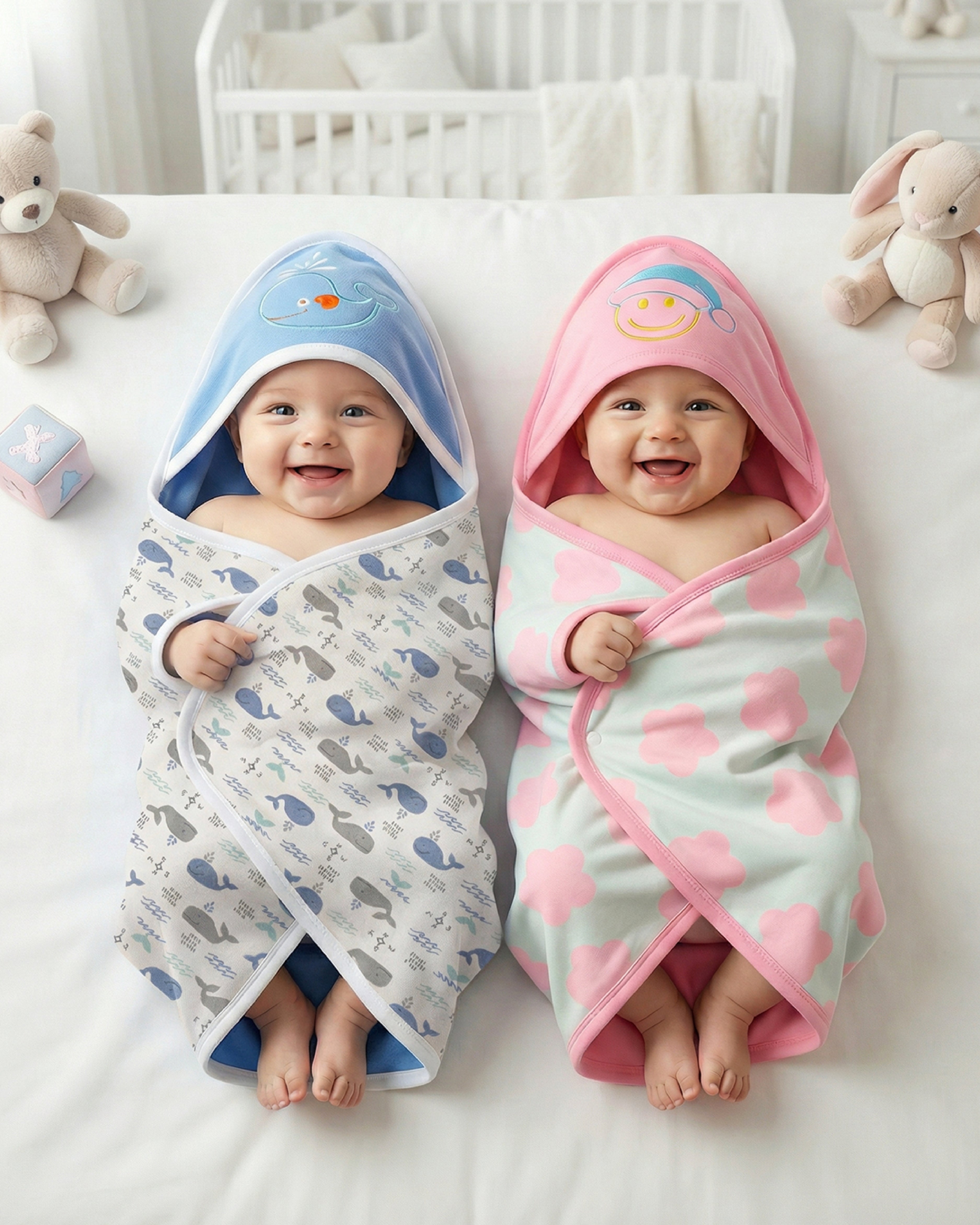 Hooded Towels - Combo Pack of 2