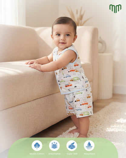 Little Explorer Muslin Co-ord set