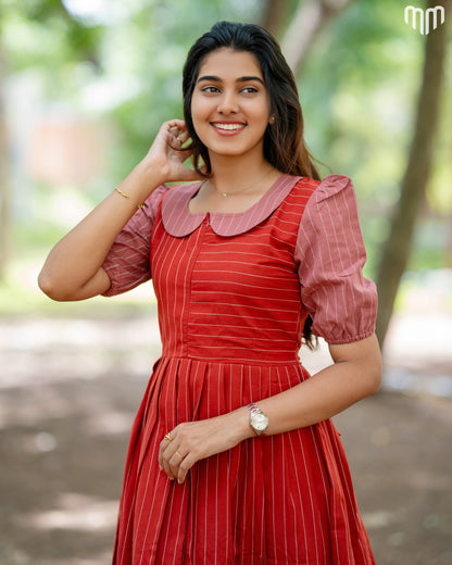Ziva Handloom Cotton Maternity Maxi
