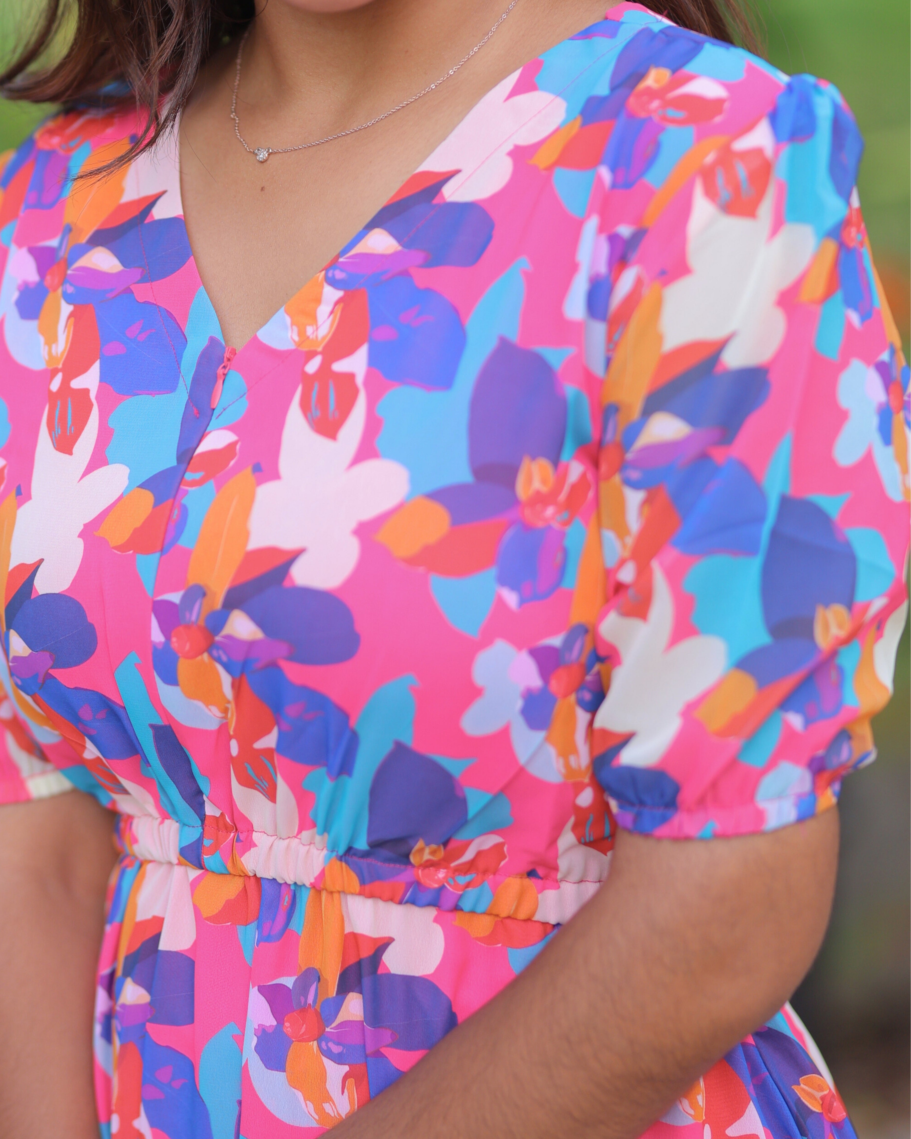 Rumi | Maternity Maxi with Full Lining [Center Zip]