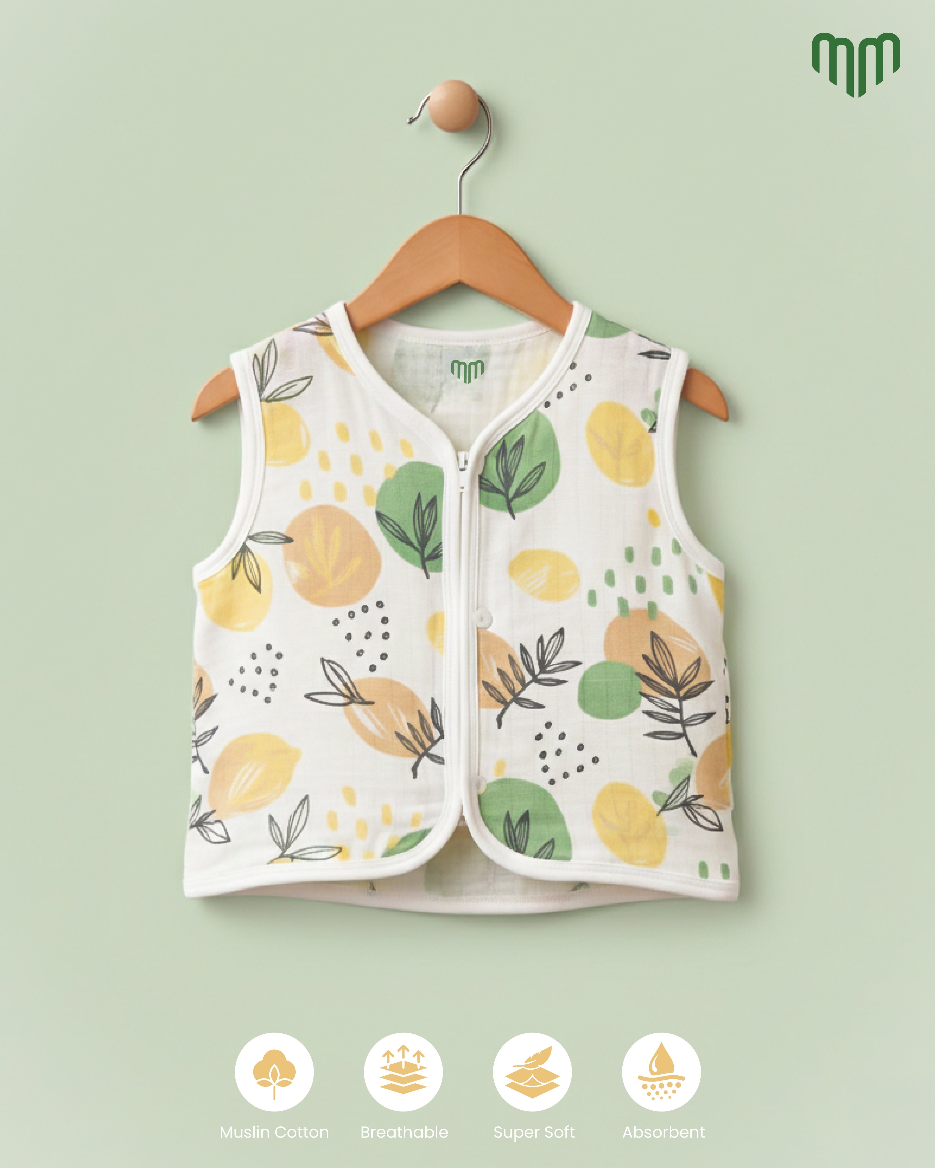 Little Leaf Muslin Jabla