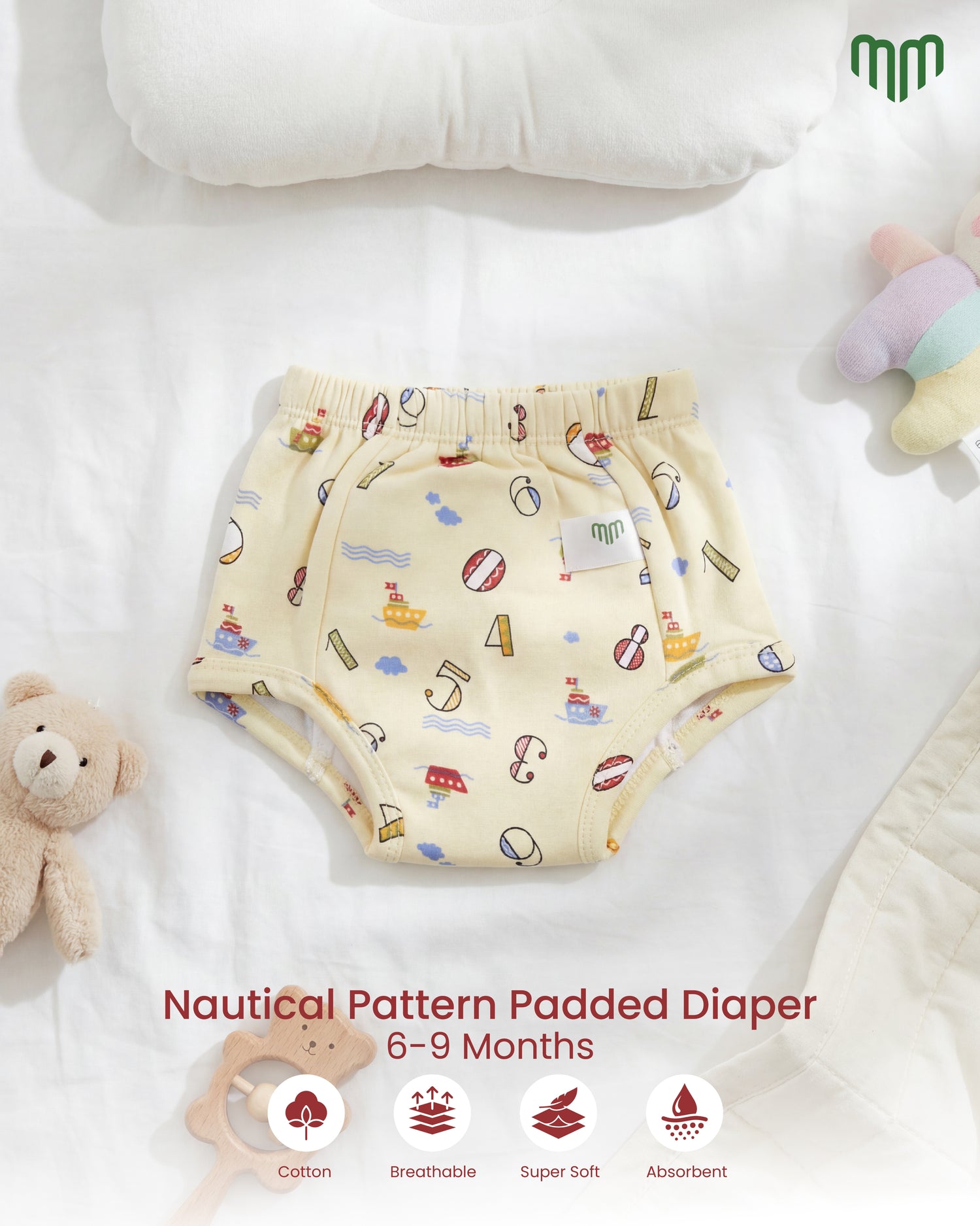 Little Nautical Ultra Undies (Padded Underwear)
