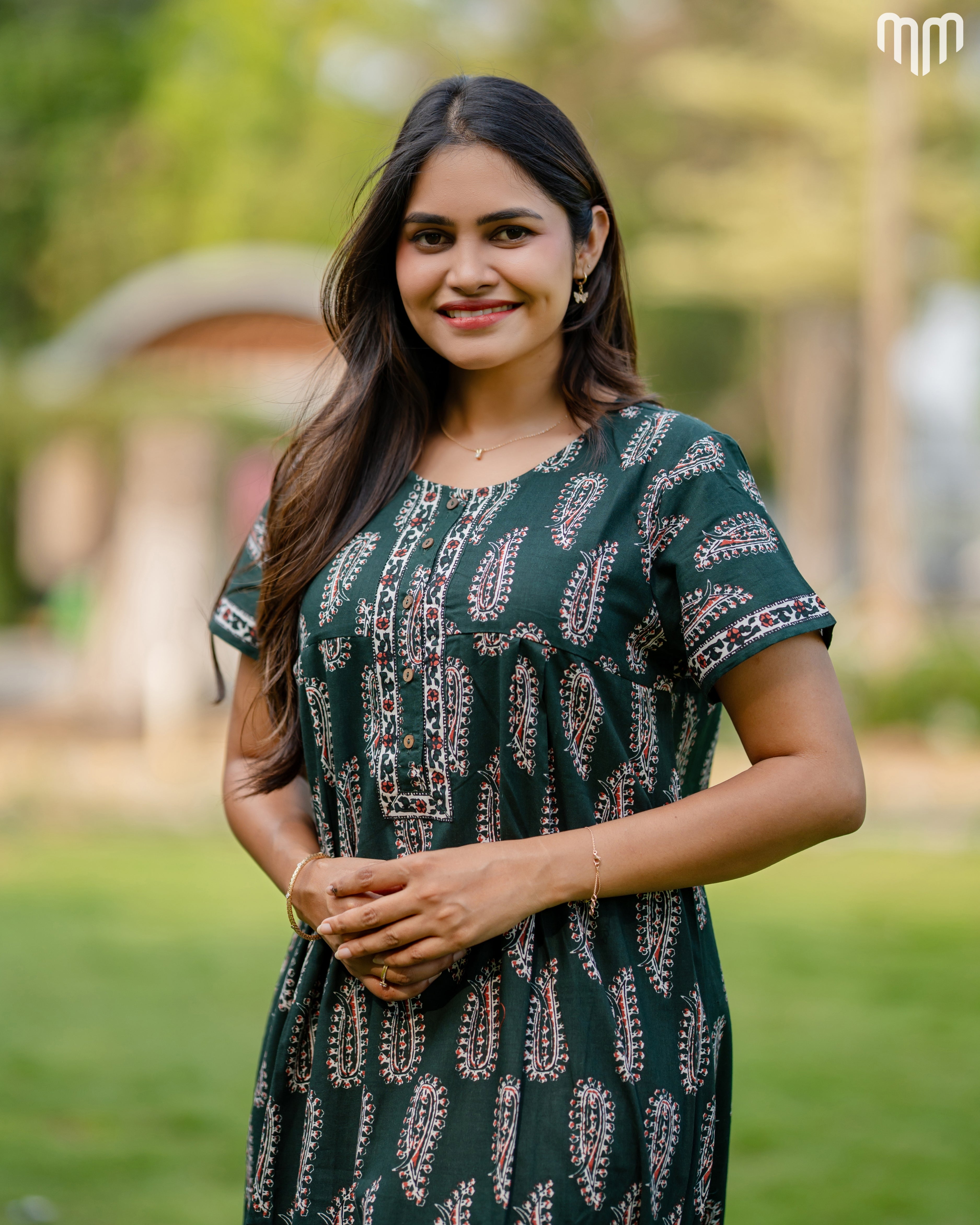 Kenya Cotton Essential Button-Up Nighty