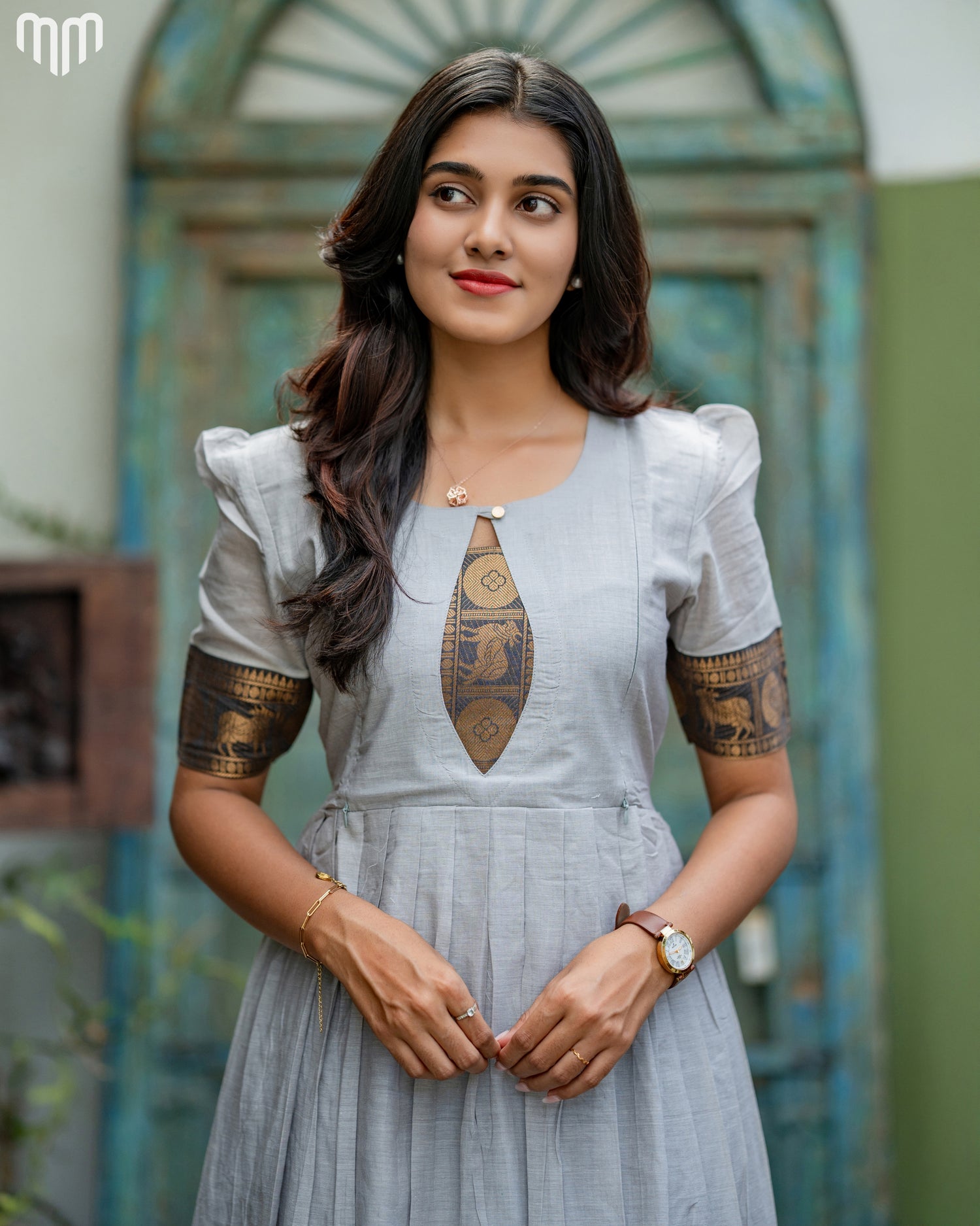 Poonguzhali_V7 Maternity Maxi