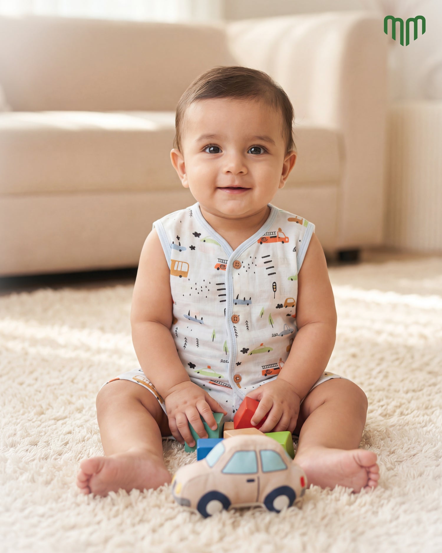 Little Explorer Muslin Co-ord set