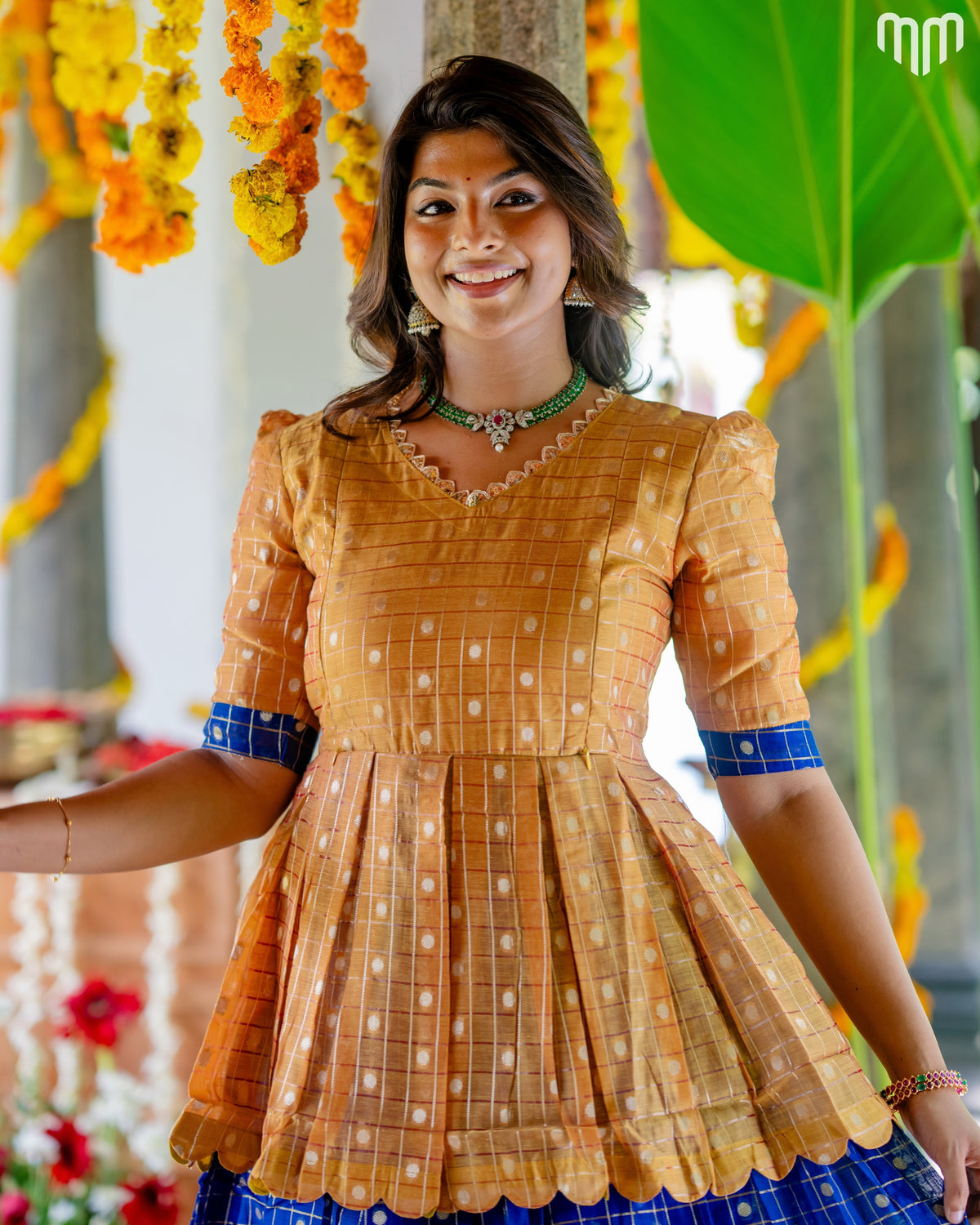 Kulazhi_V3 Silk Maternity Maxi with Full Cotton Lining