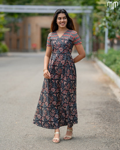 Anjali_V4 Maternity Cotton Maxi Nighty