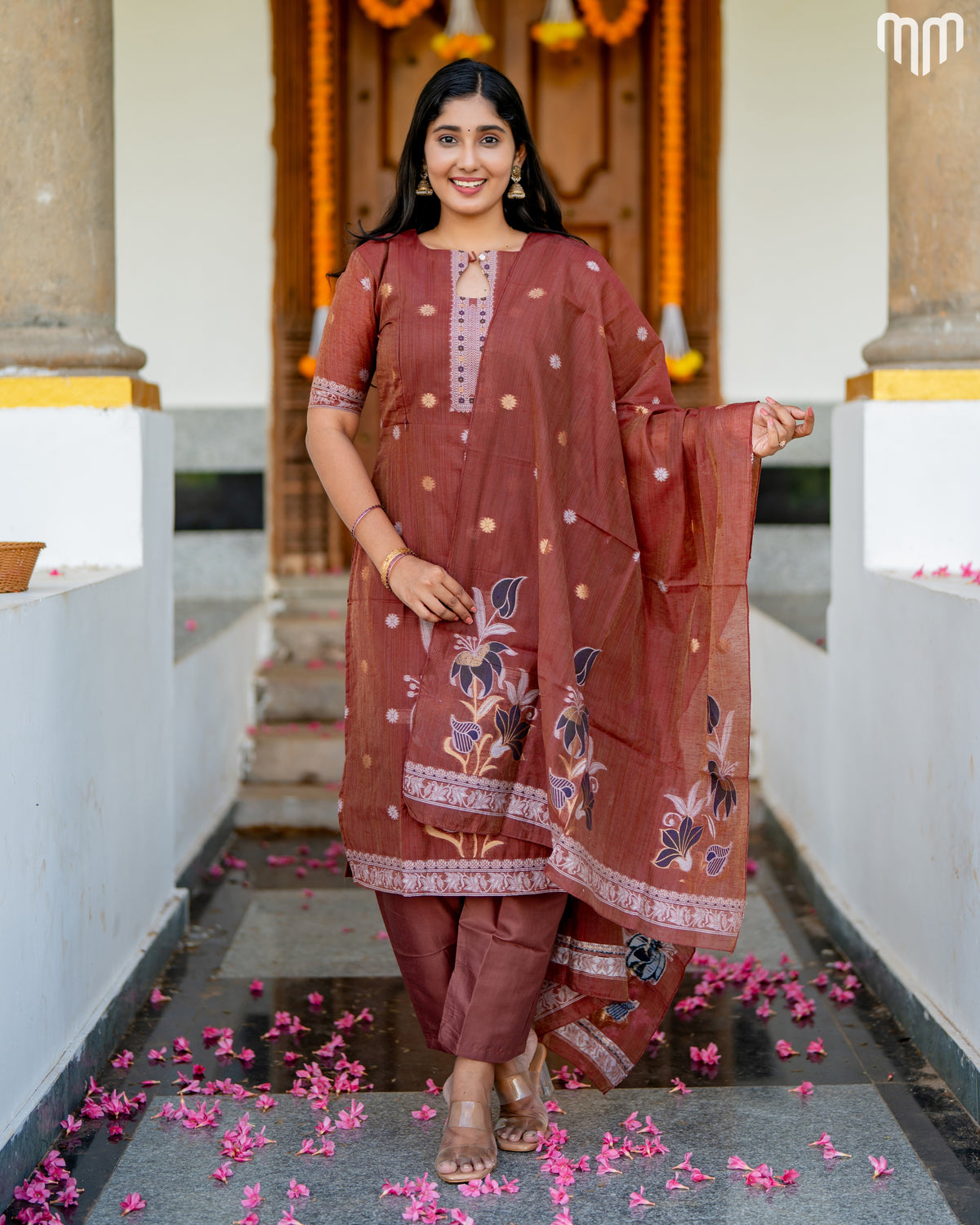 Eshanya Designer Maternity Kurti Set with top cotton lining