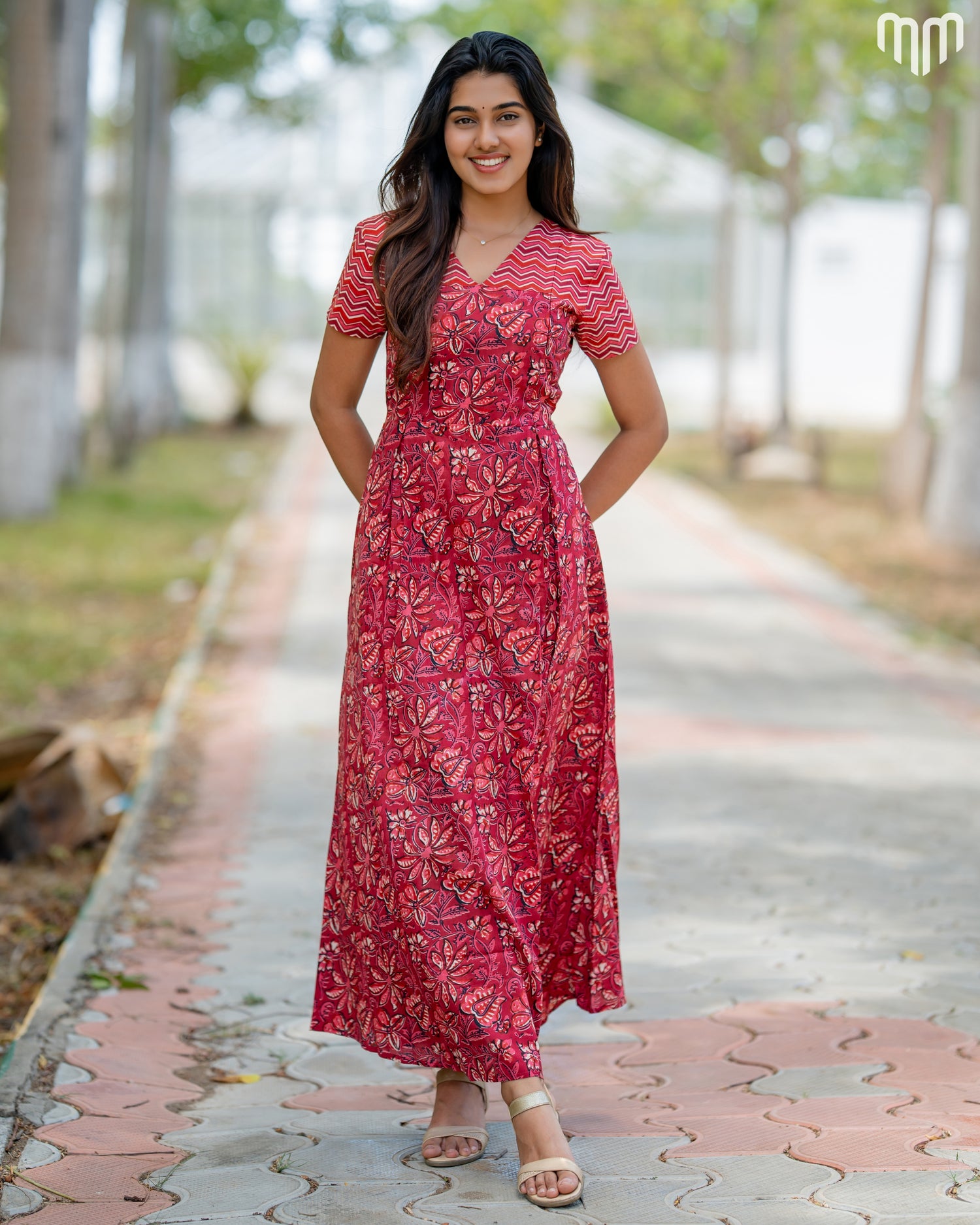 Anjali_V1 Maternity Cotton Maxi Nighty